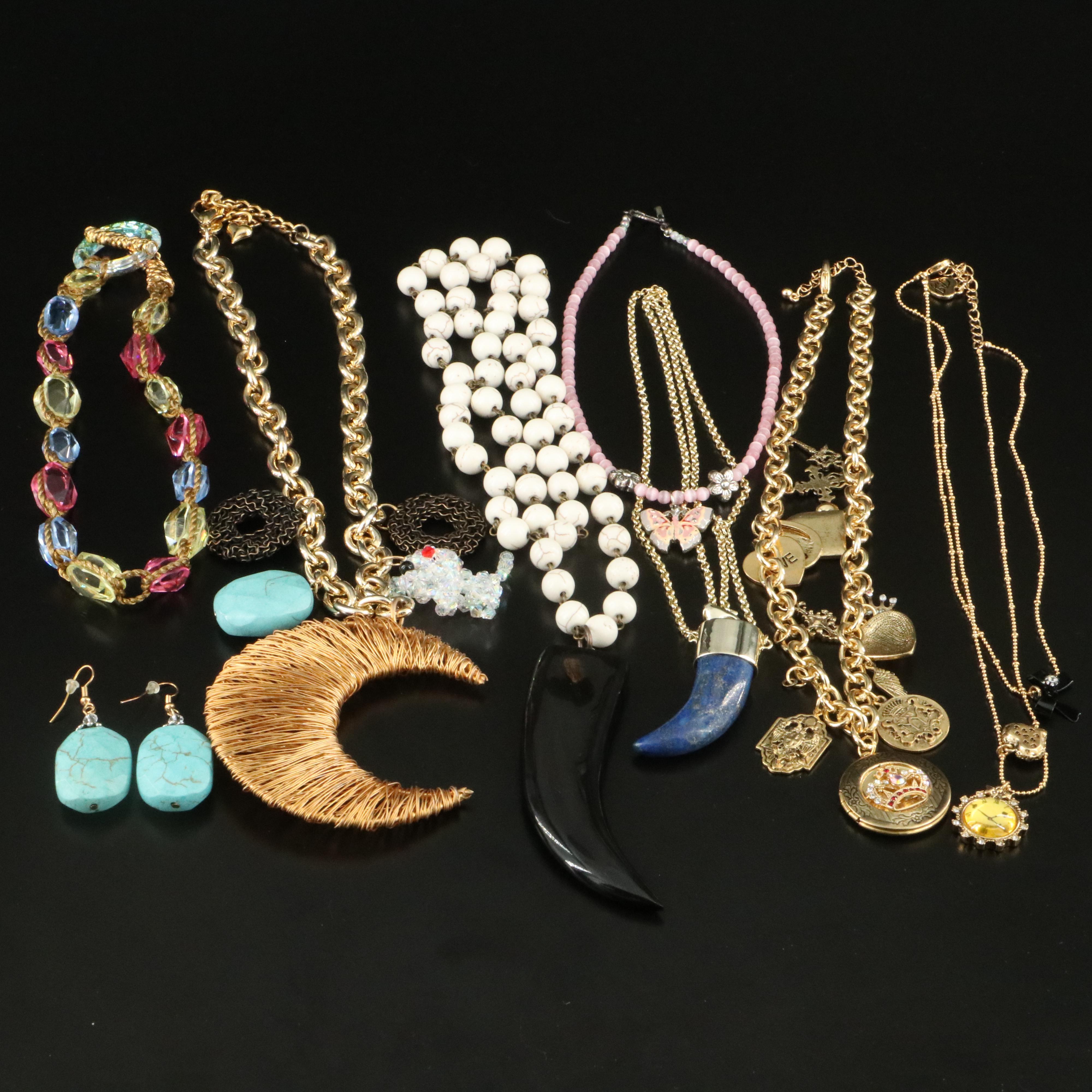 Betsy Johnson Featured in Fashion Necklace and Earring Collection