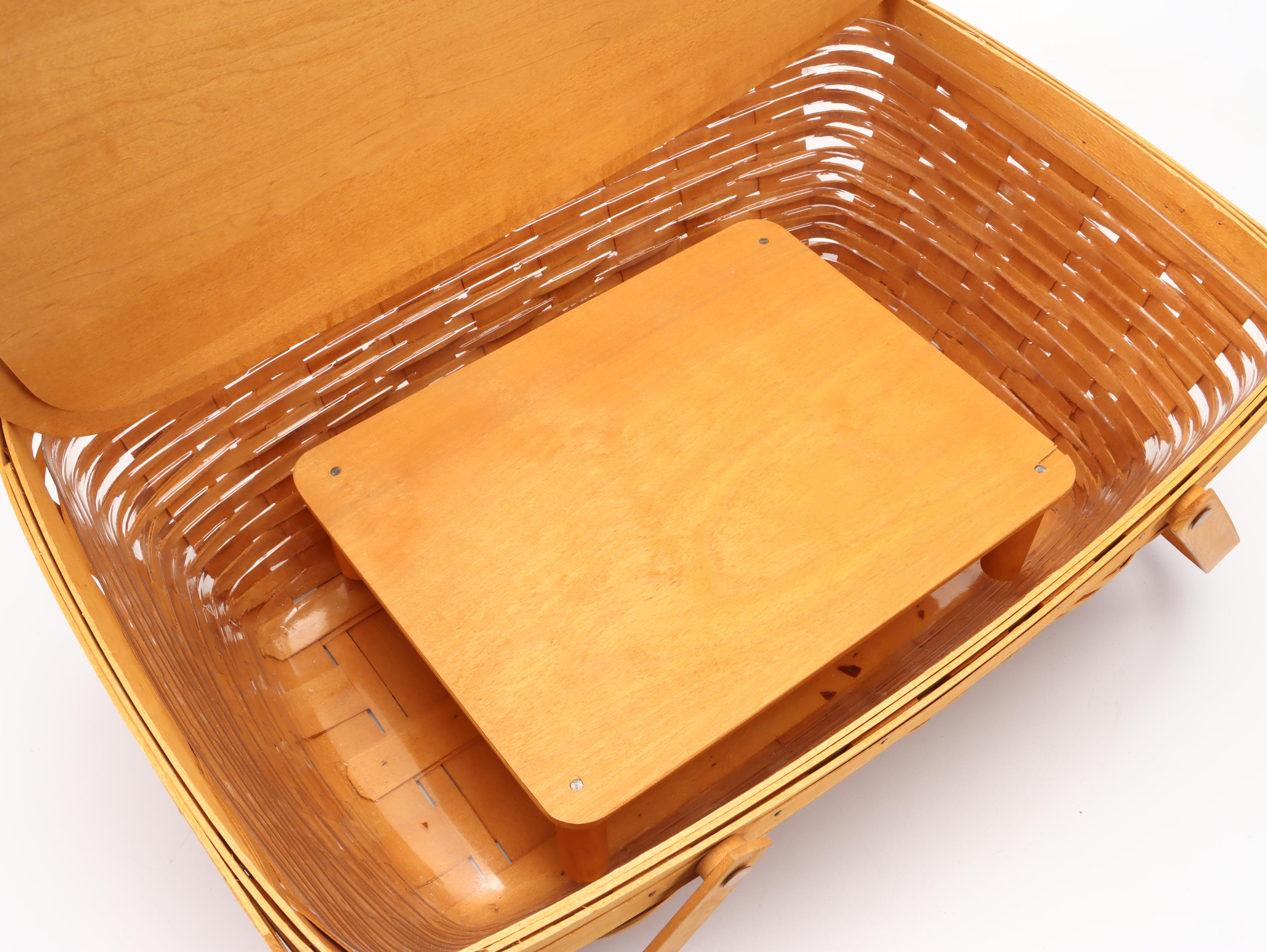 Longaberger Woven Maple Picnic and Other Baskets