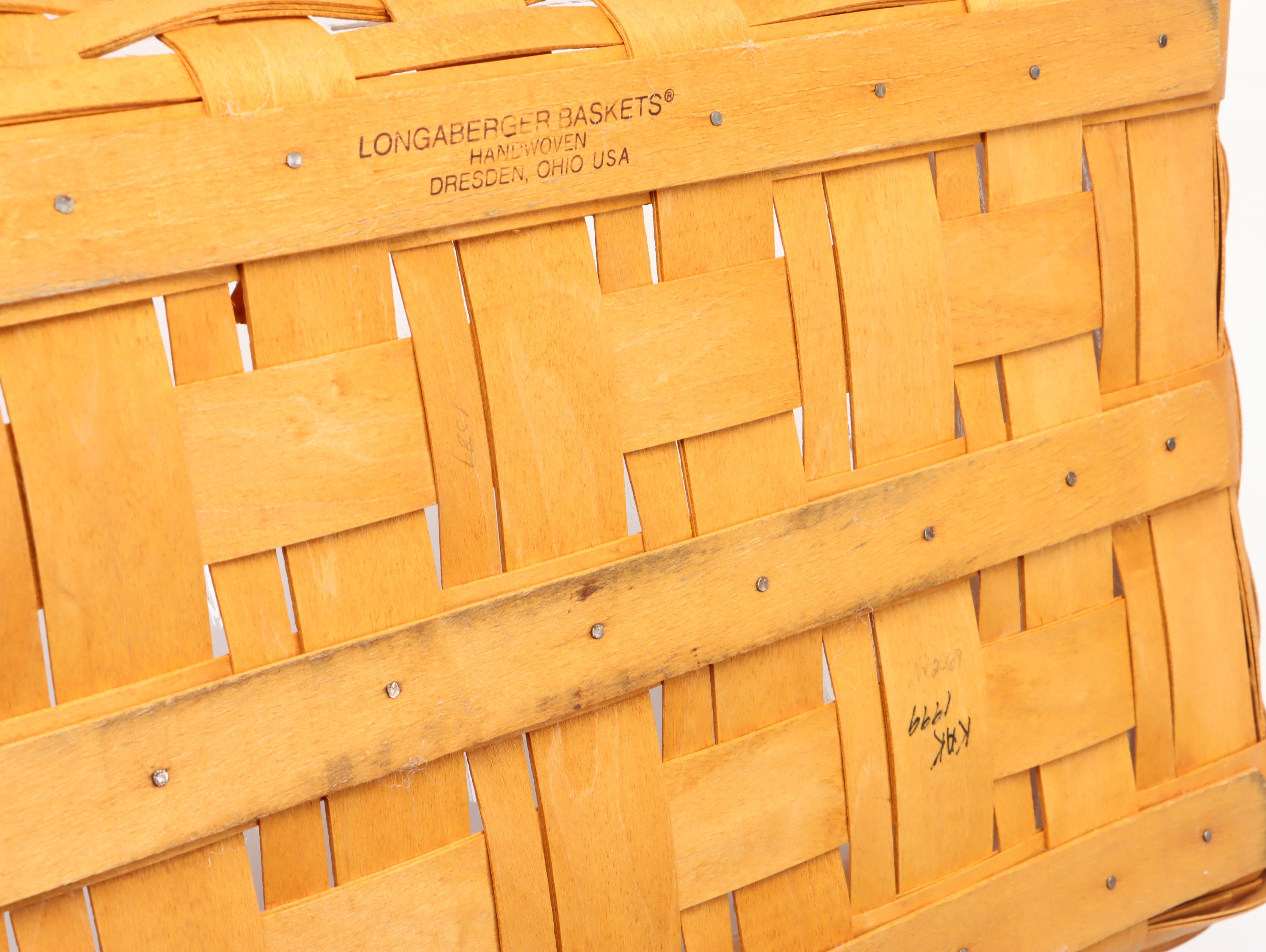 Longaberger Woven Maple Picnic and Other Baskets