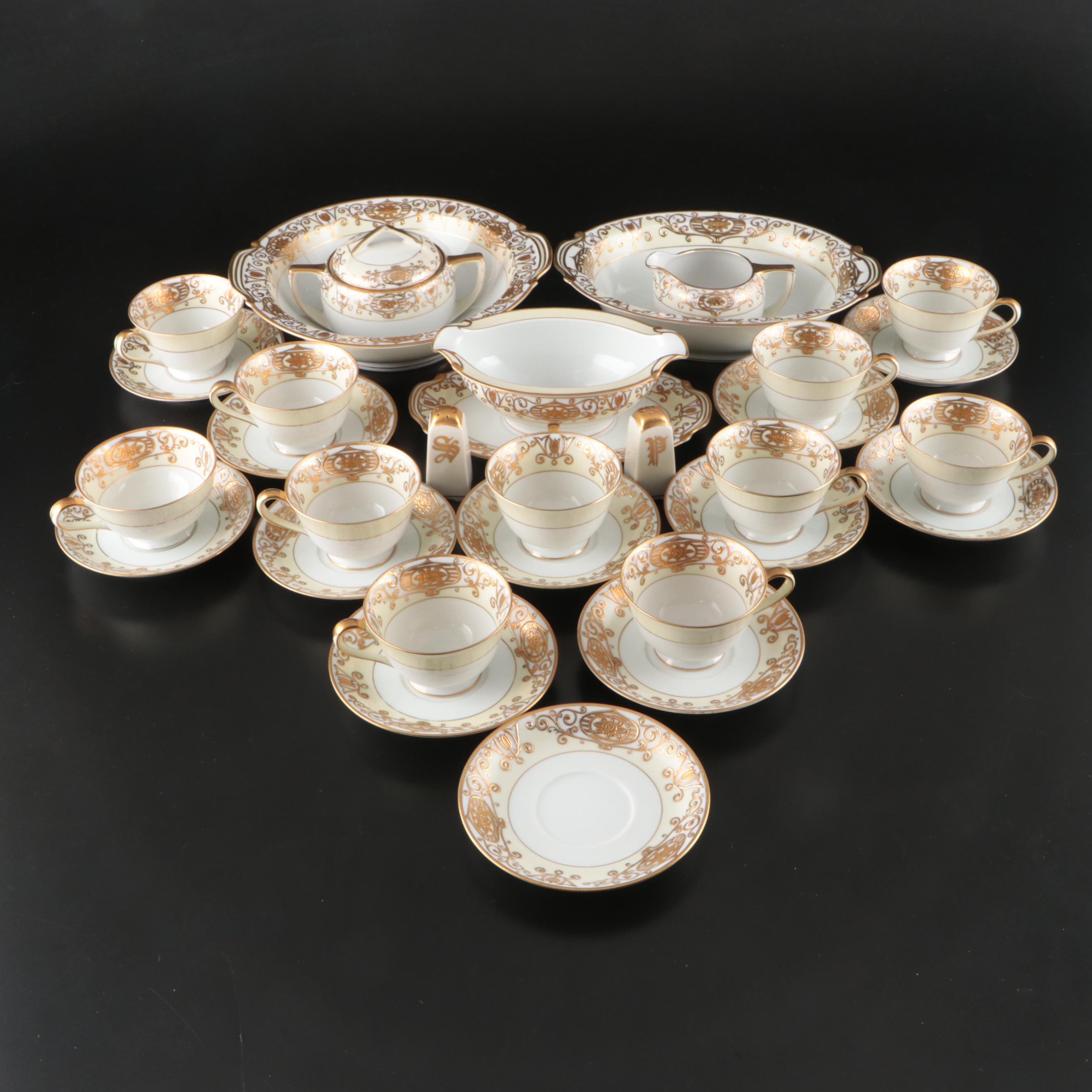 Noritake Moriage Porcelain Serveware and Teacups