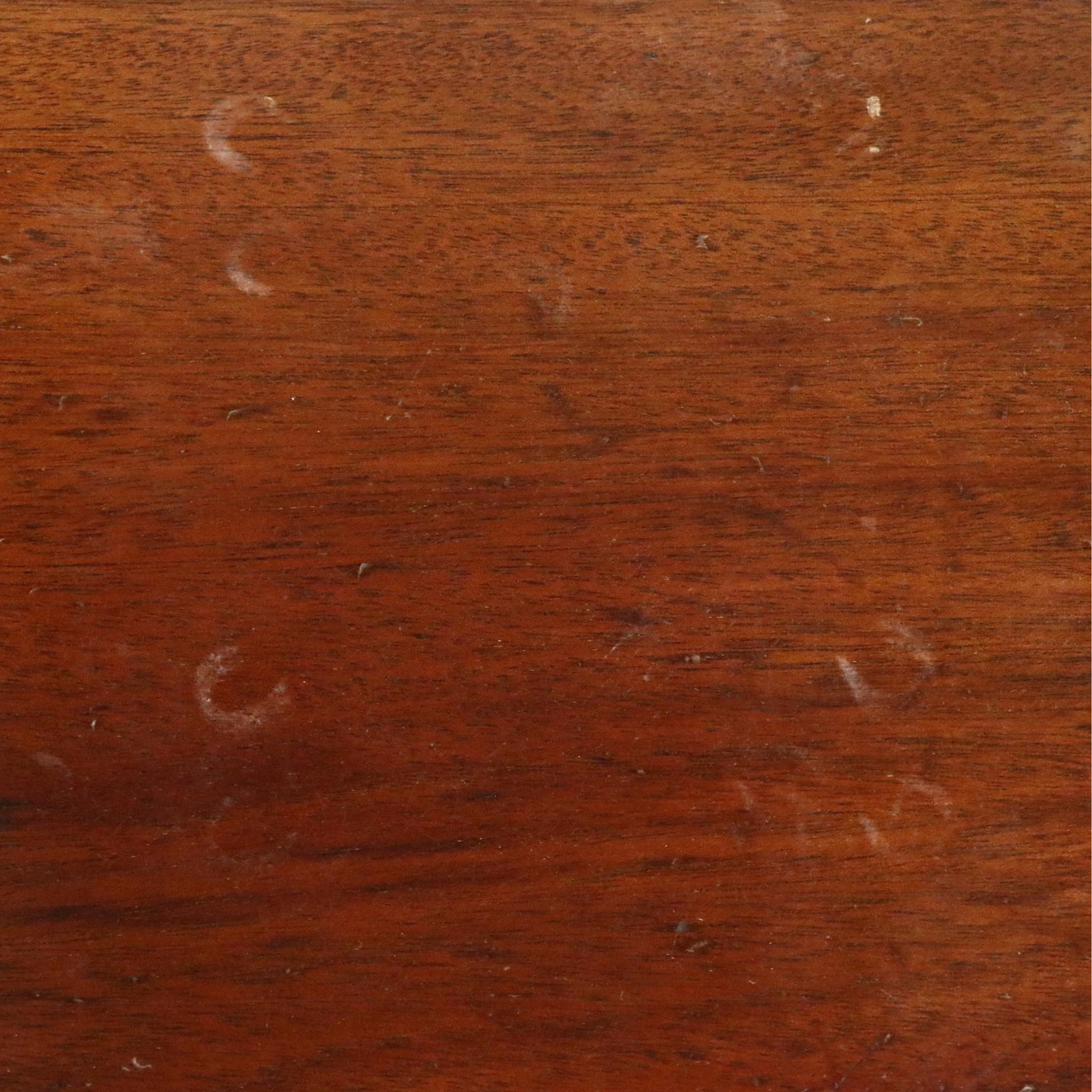 Two Johnson-Handley-Johnson Co. Federal Style Mahogany Three-Drawer Side Tables