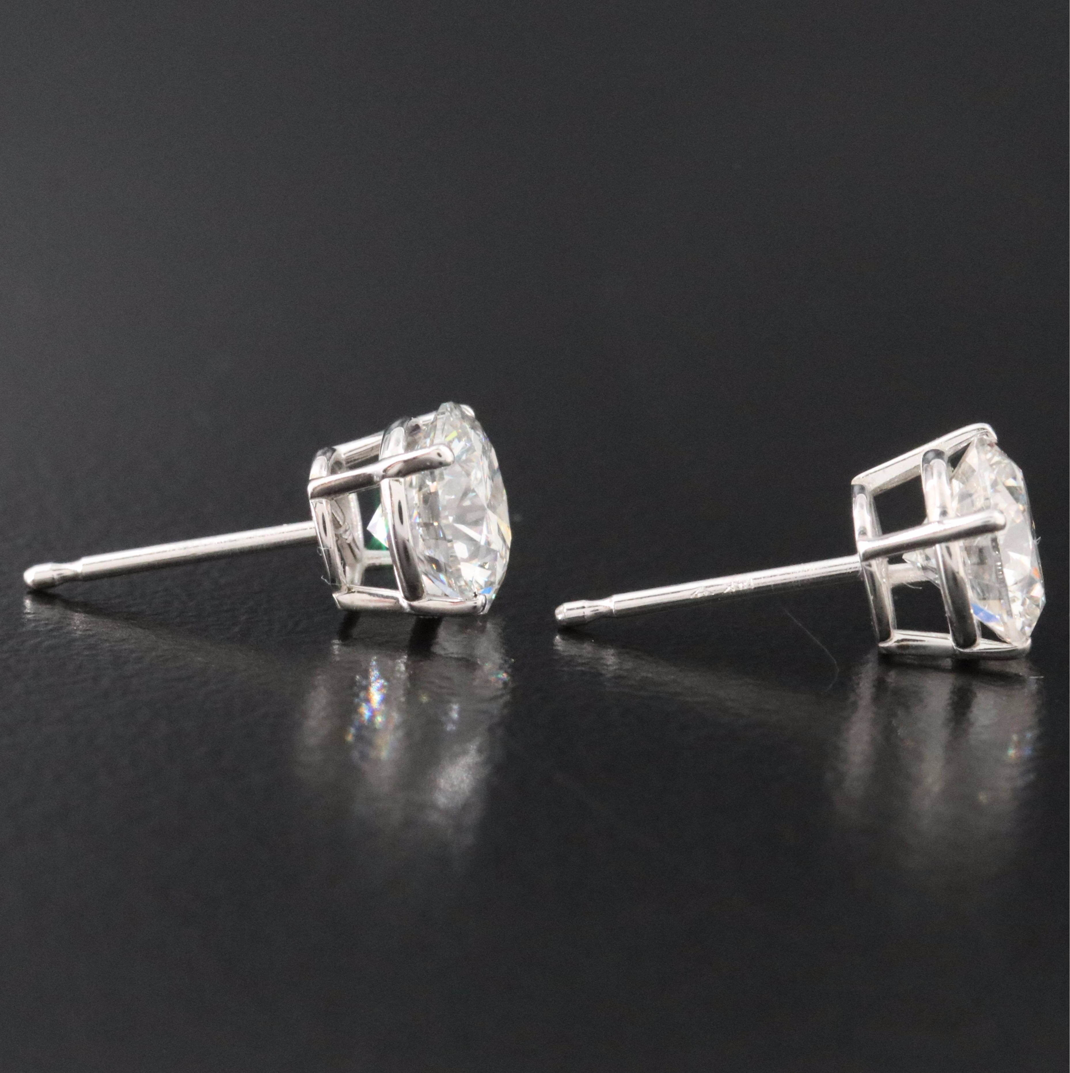 14K 2.0 CTW Lab Grown Diamond Solitaire Earrings