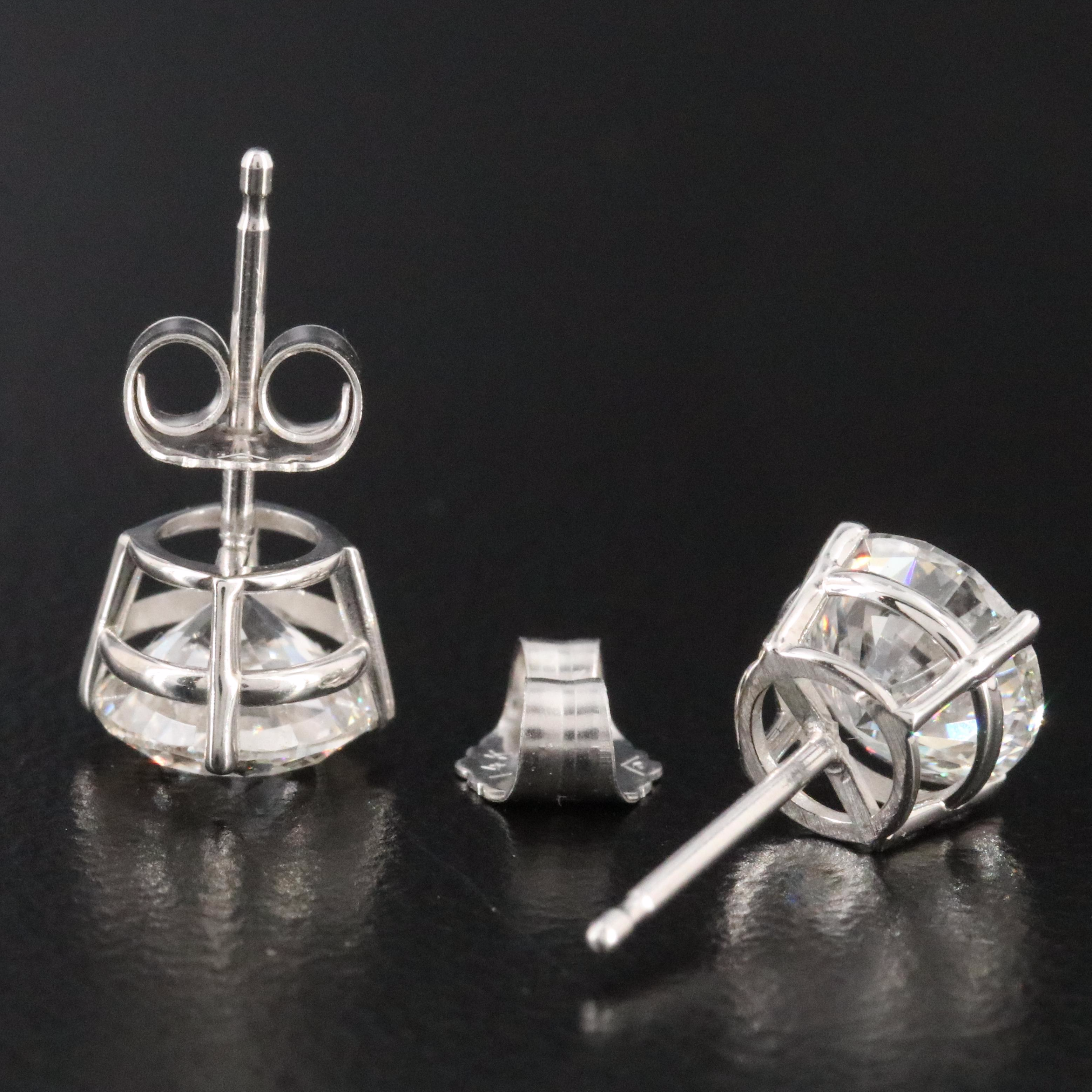 14K 2.0 CTW Lab Grown Diamond Solitaire Earrings