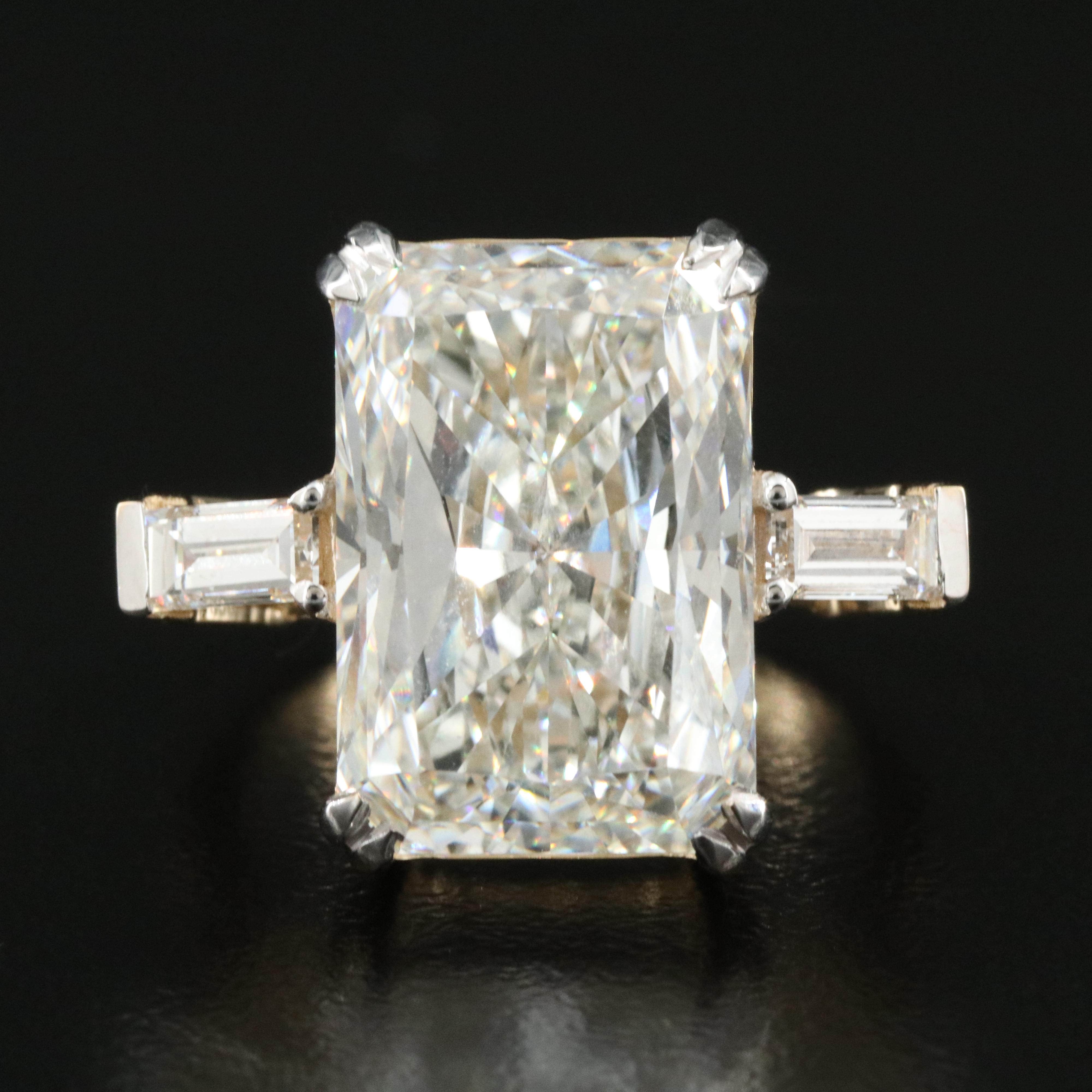 14K 10.56 CTW Lab Grown Diamond Ring with IGI Report