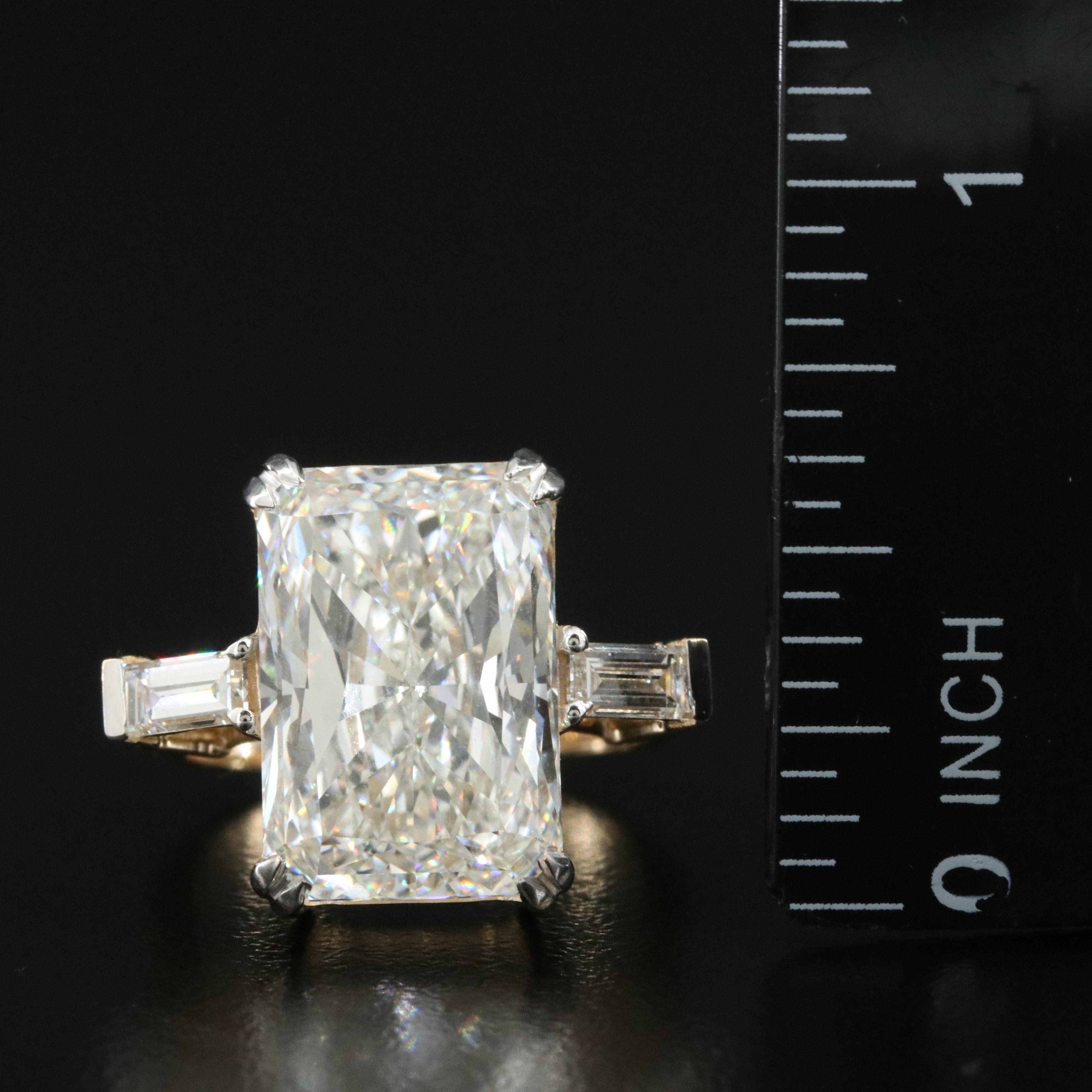 14K 10.56 CTW Lab Grown Diamond Ring with IGI Report