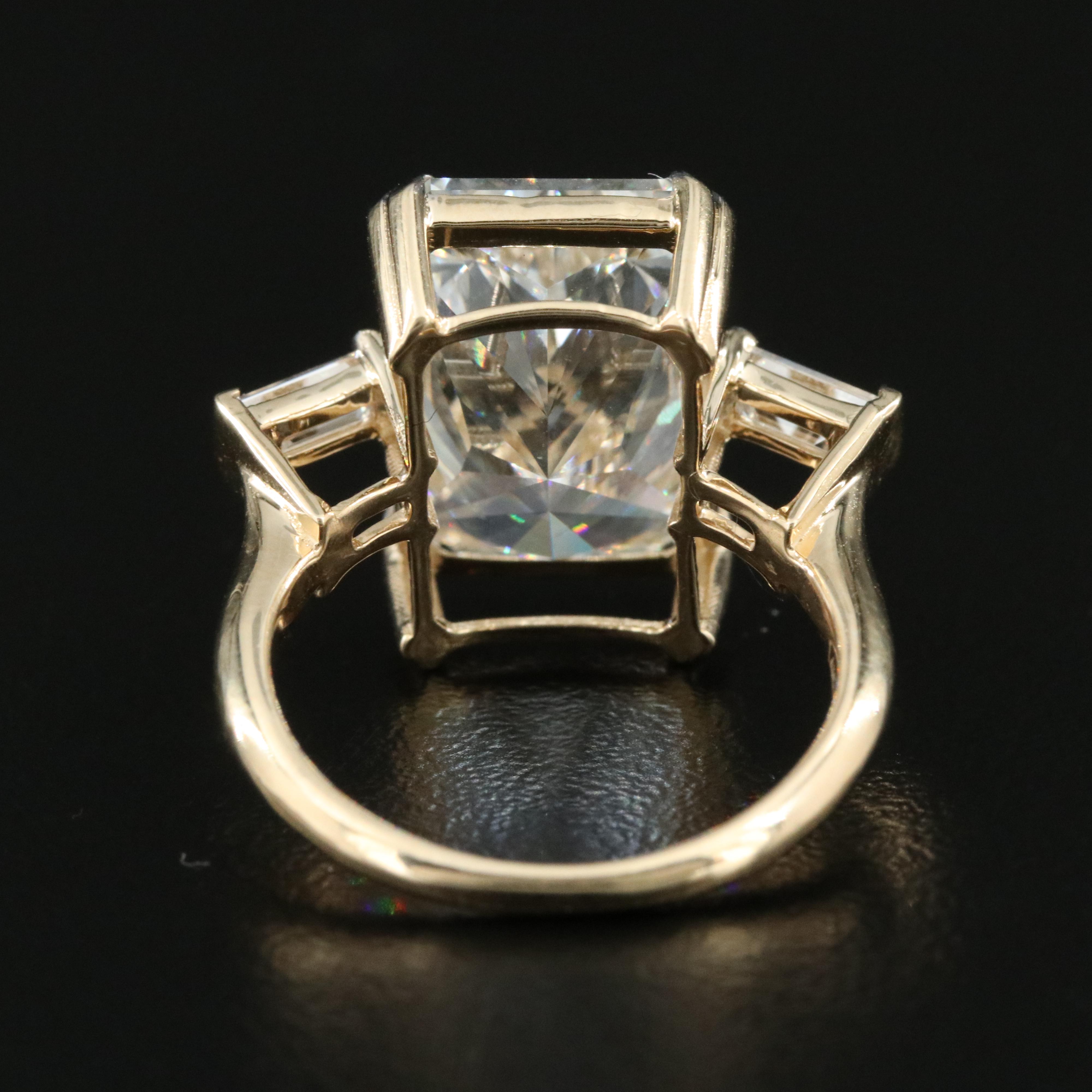 14K 10.56 CTW Lab Grown Diamond Ring with IGI Report