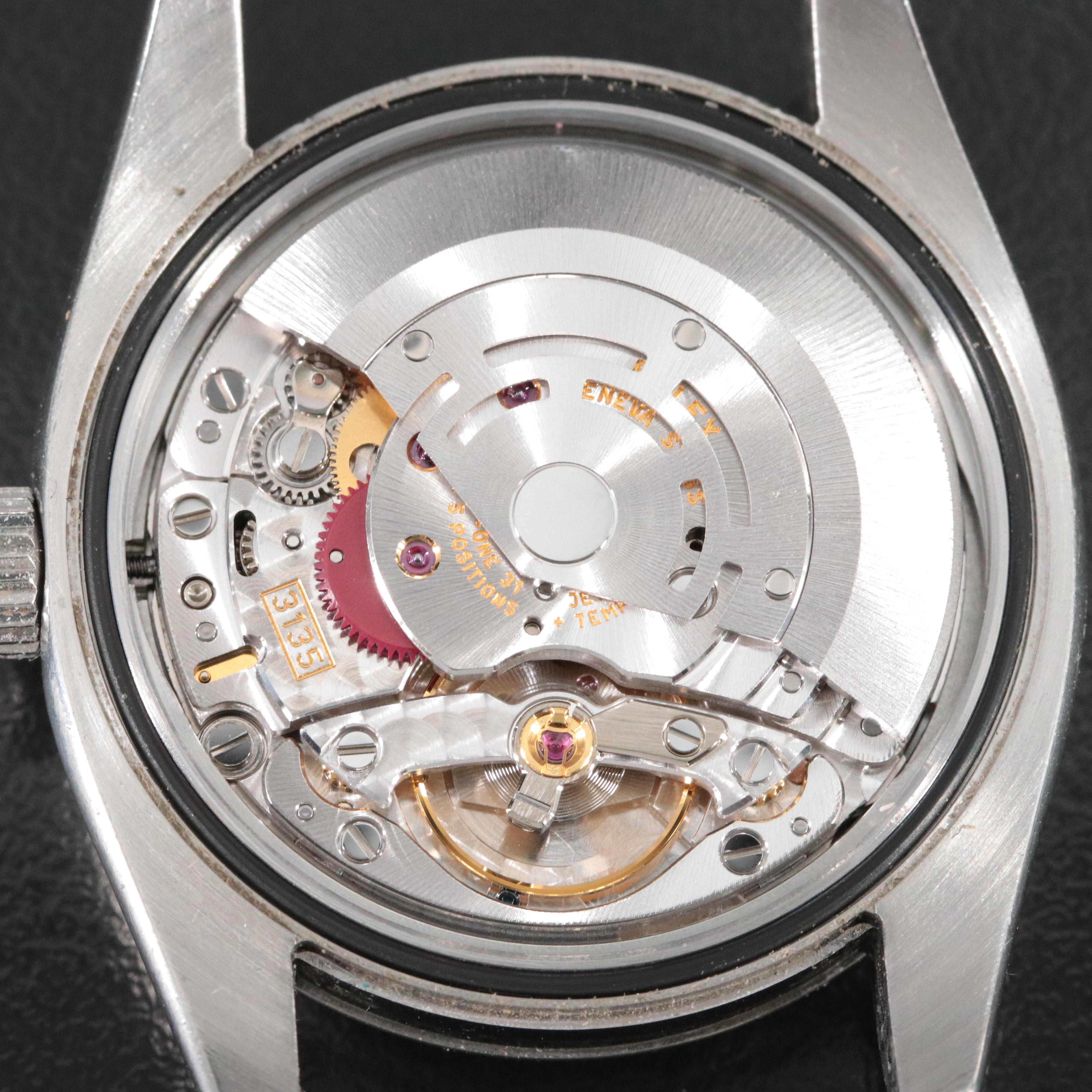 2008 Rolex Oyster Perpetual Salmon Dial Datejust Watch