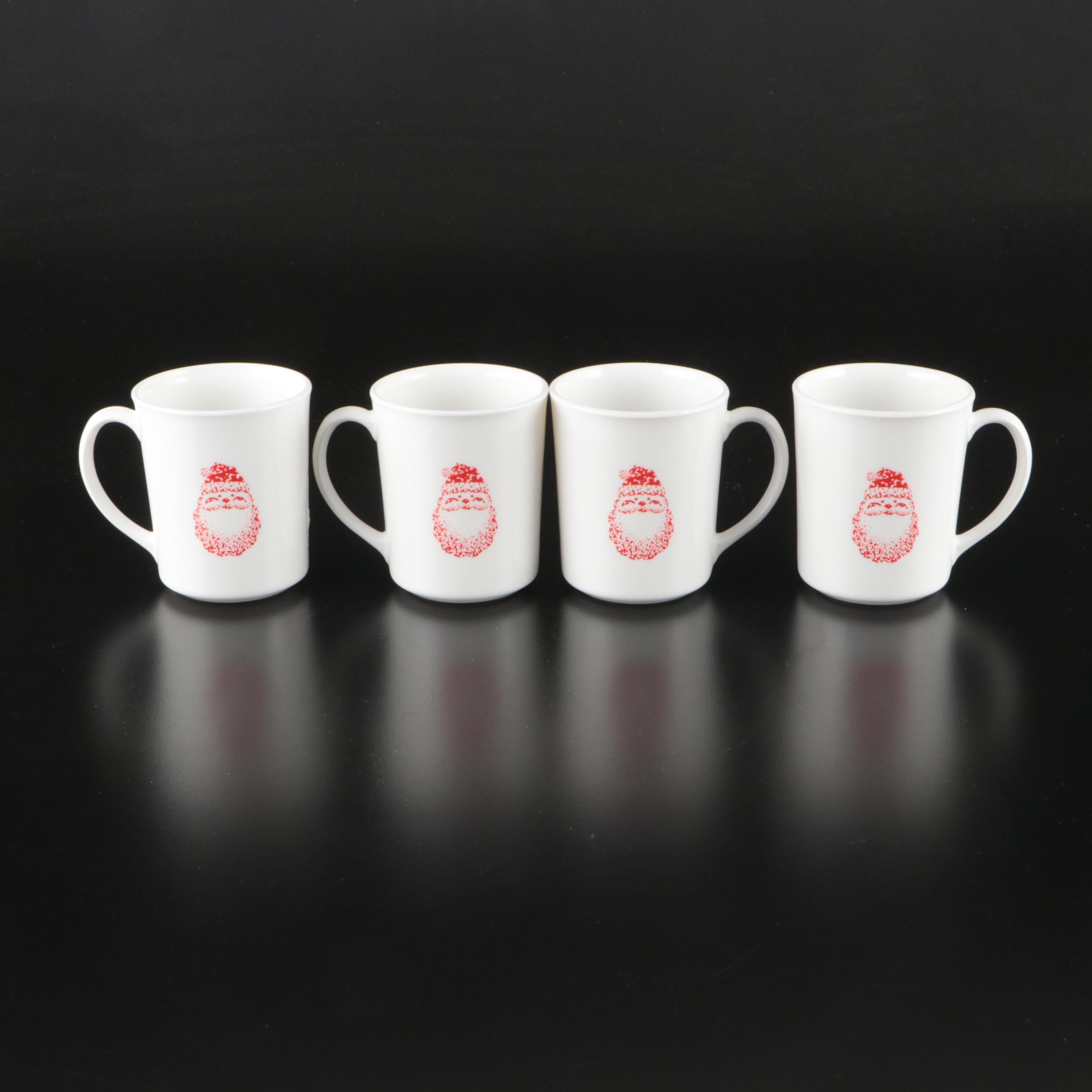 Corning "Corelle" and "Sponge Santa" Glass Tableware, Late 20th Century