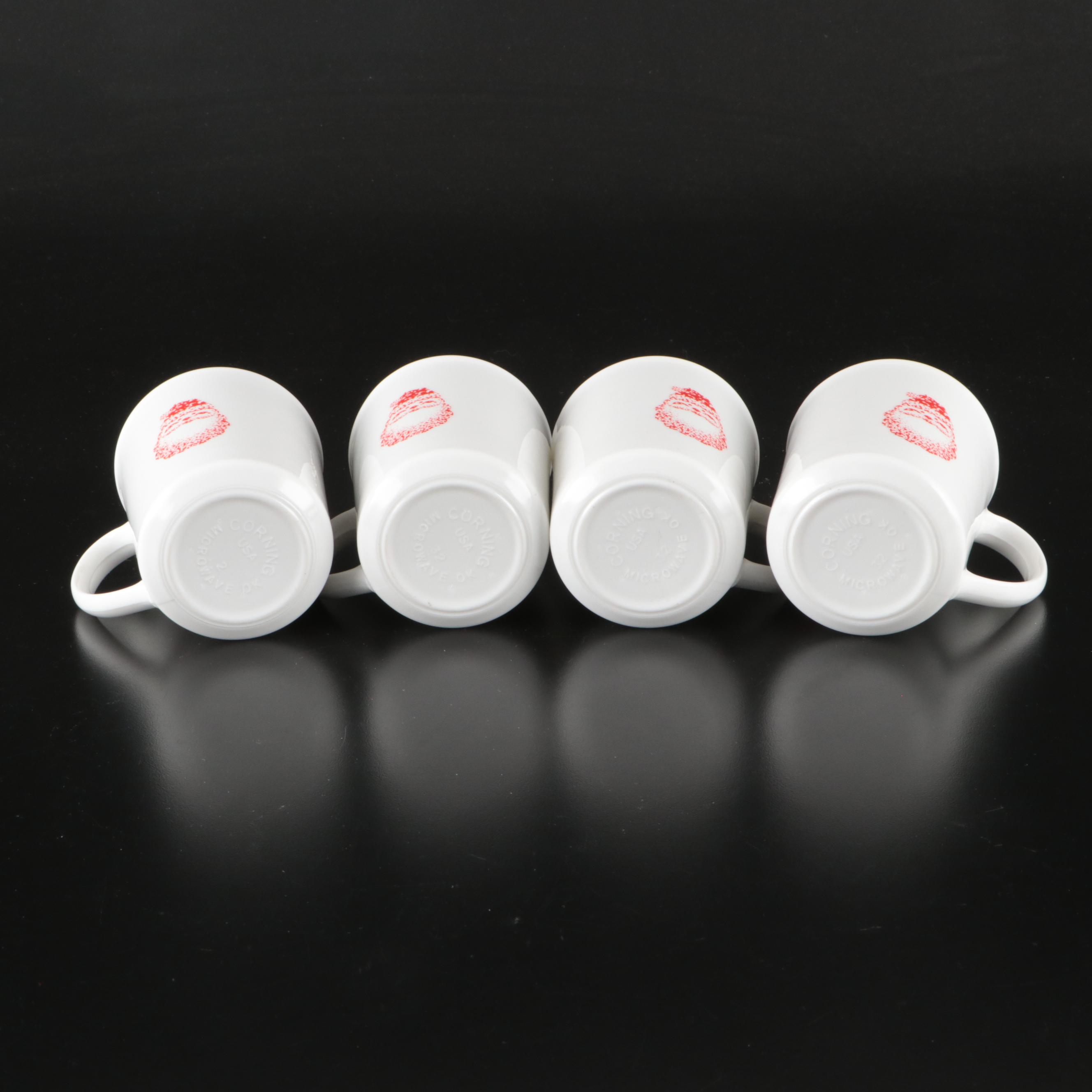 Corning "Corelle" and "Sponge Santa" Glass Tableware, Late 20th Century