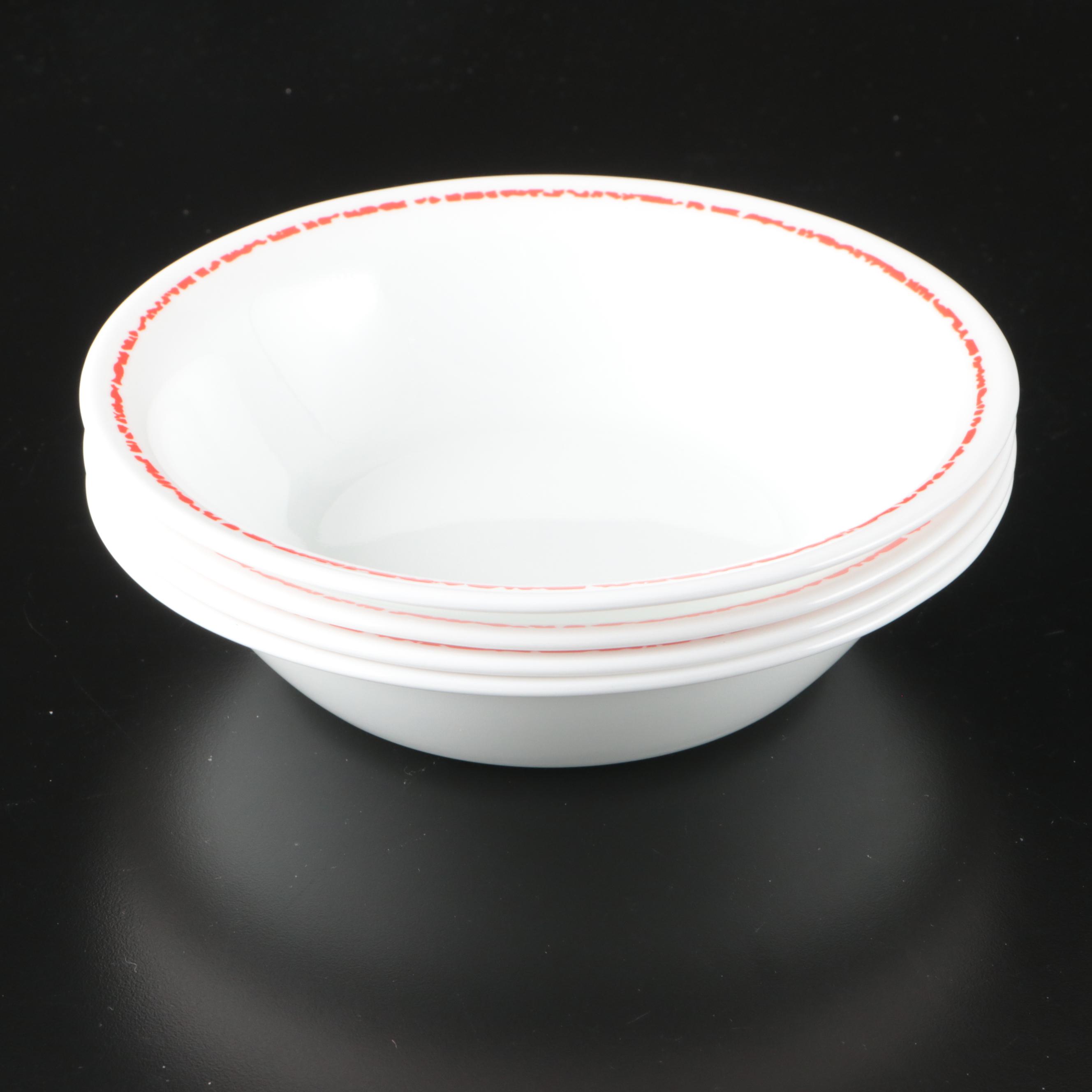 Corning "Corelle" and "Sponge Santa" Glass Tableware, Late 20th Century