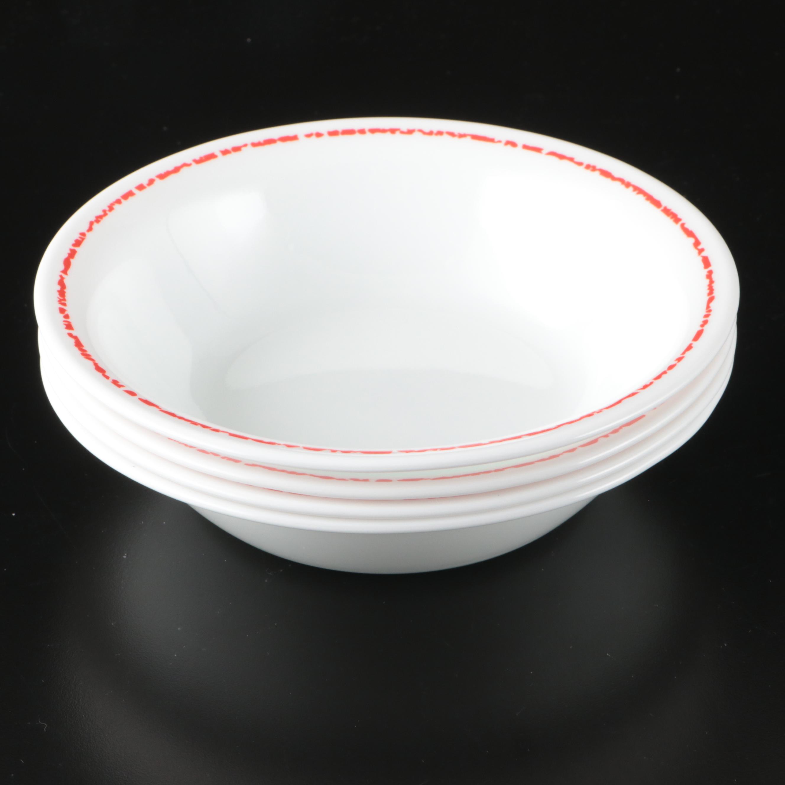 Corning "Corelle" and "Sponge Santa" Glass Tableware, Late 20th Century