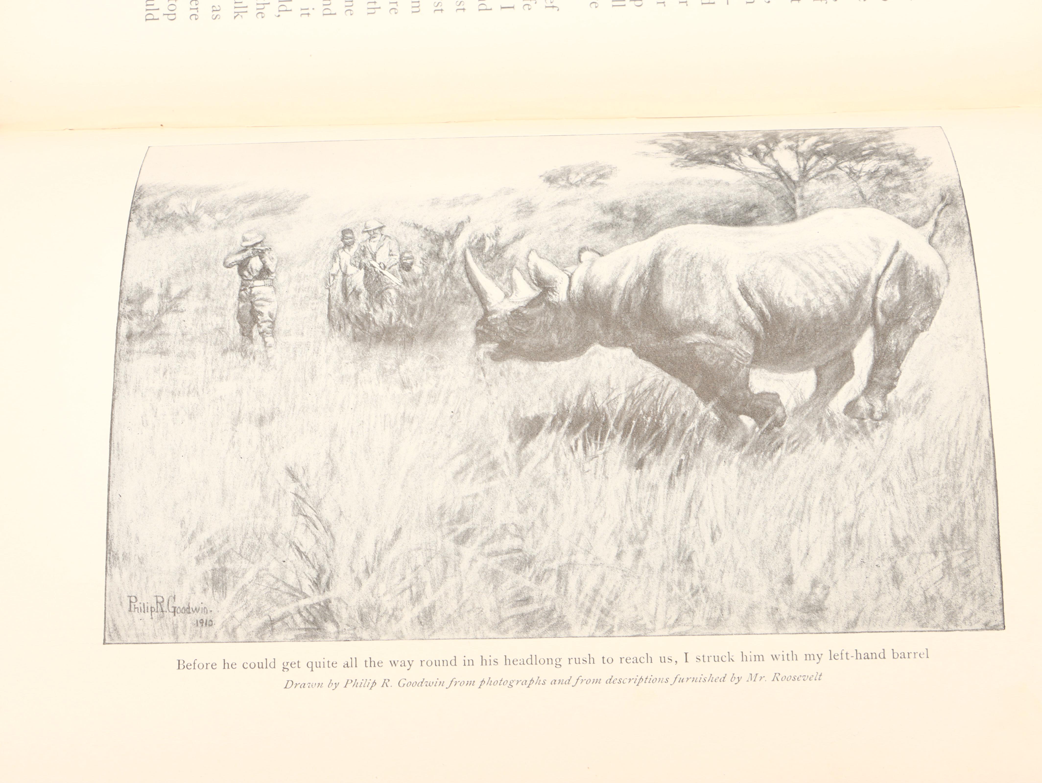 First Trade Edition "African Game Trails" by Theodore Roosevelt, 1910