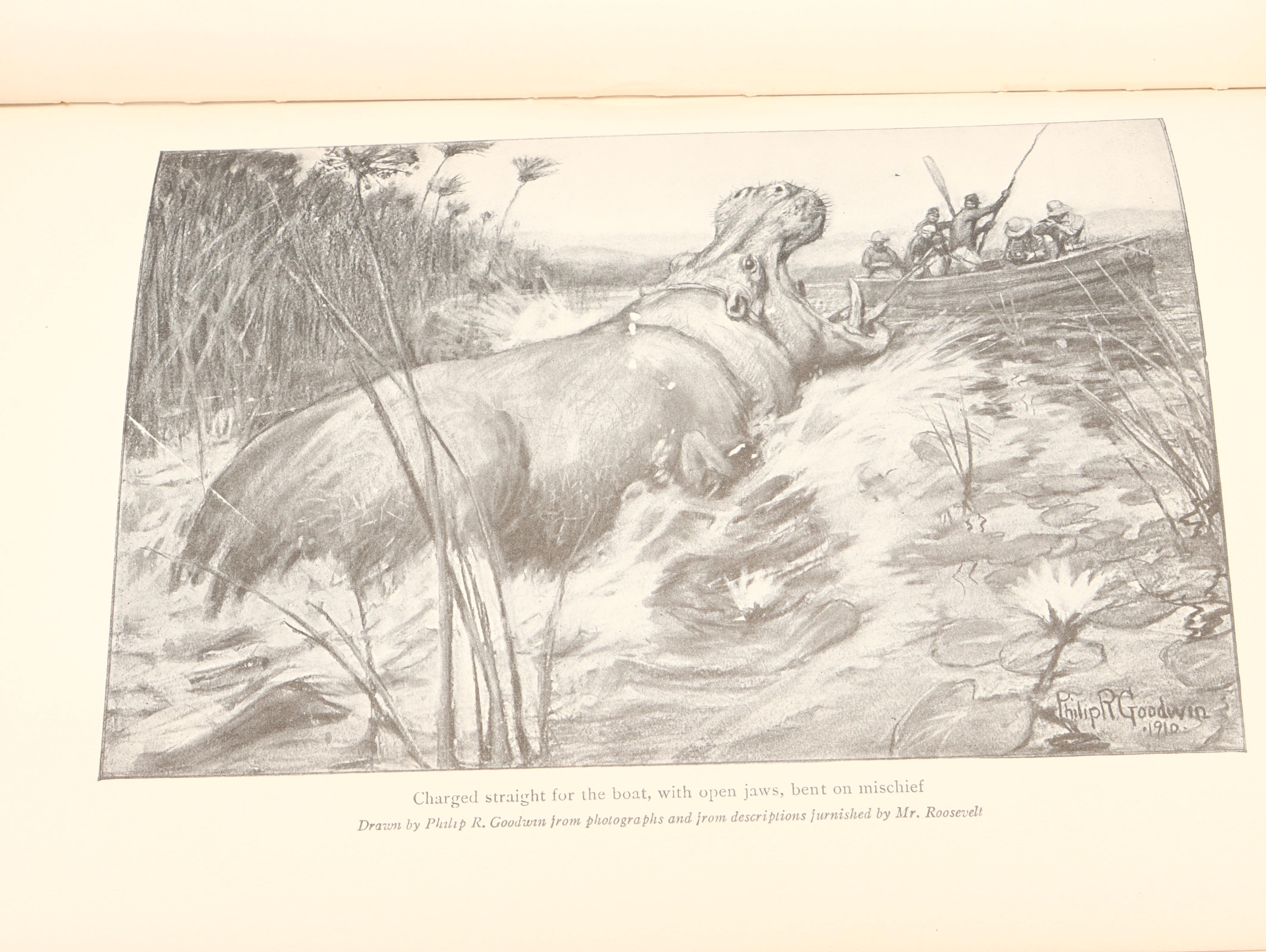 First Trade Edition "African Game Trails" by Theodore Roosevelt, 1910