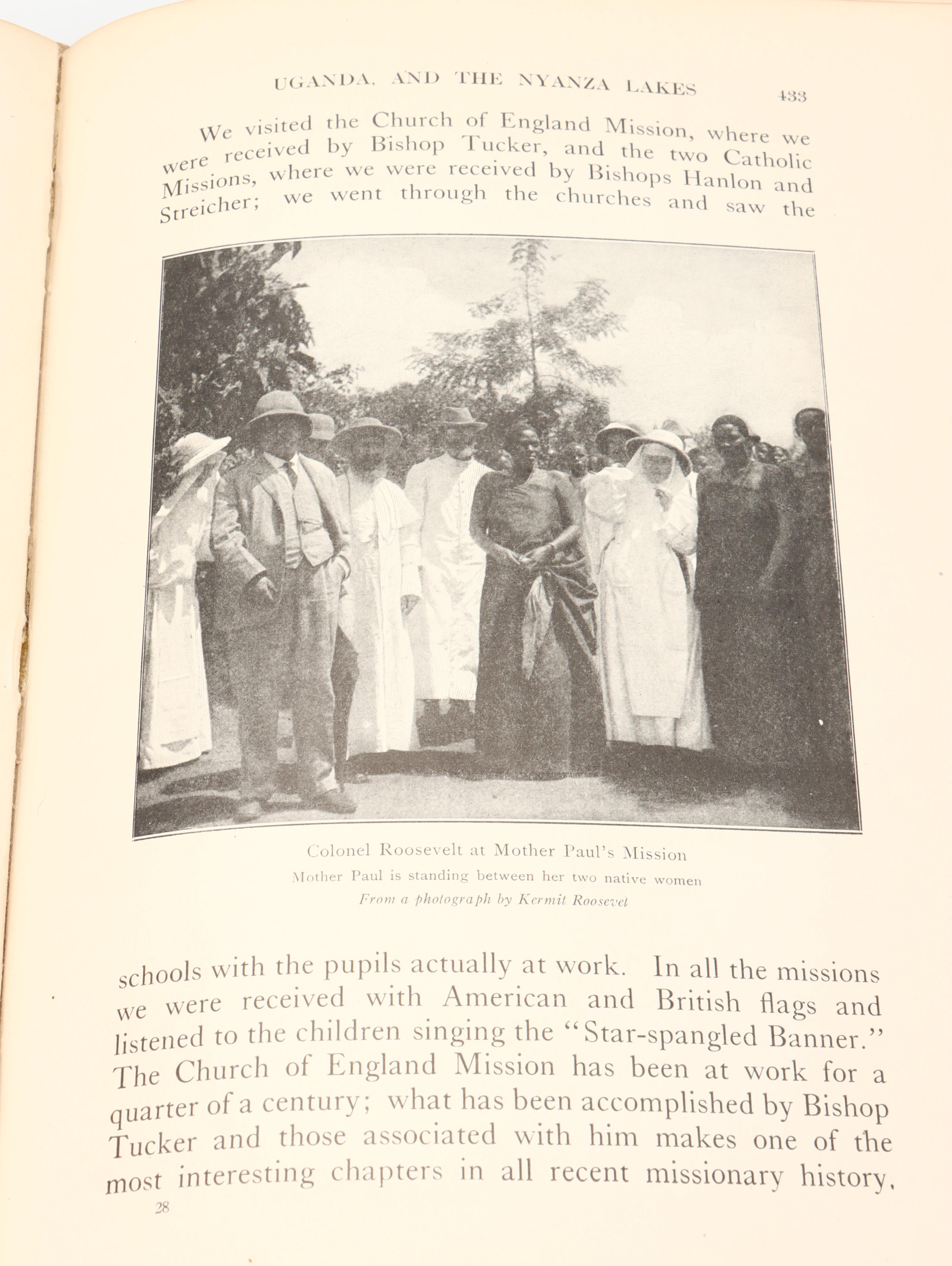 First Trade Edition "African Game Trails" by Theodore Roosevelt, 1910