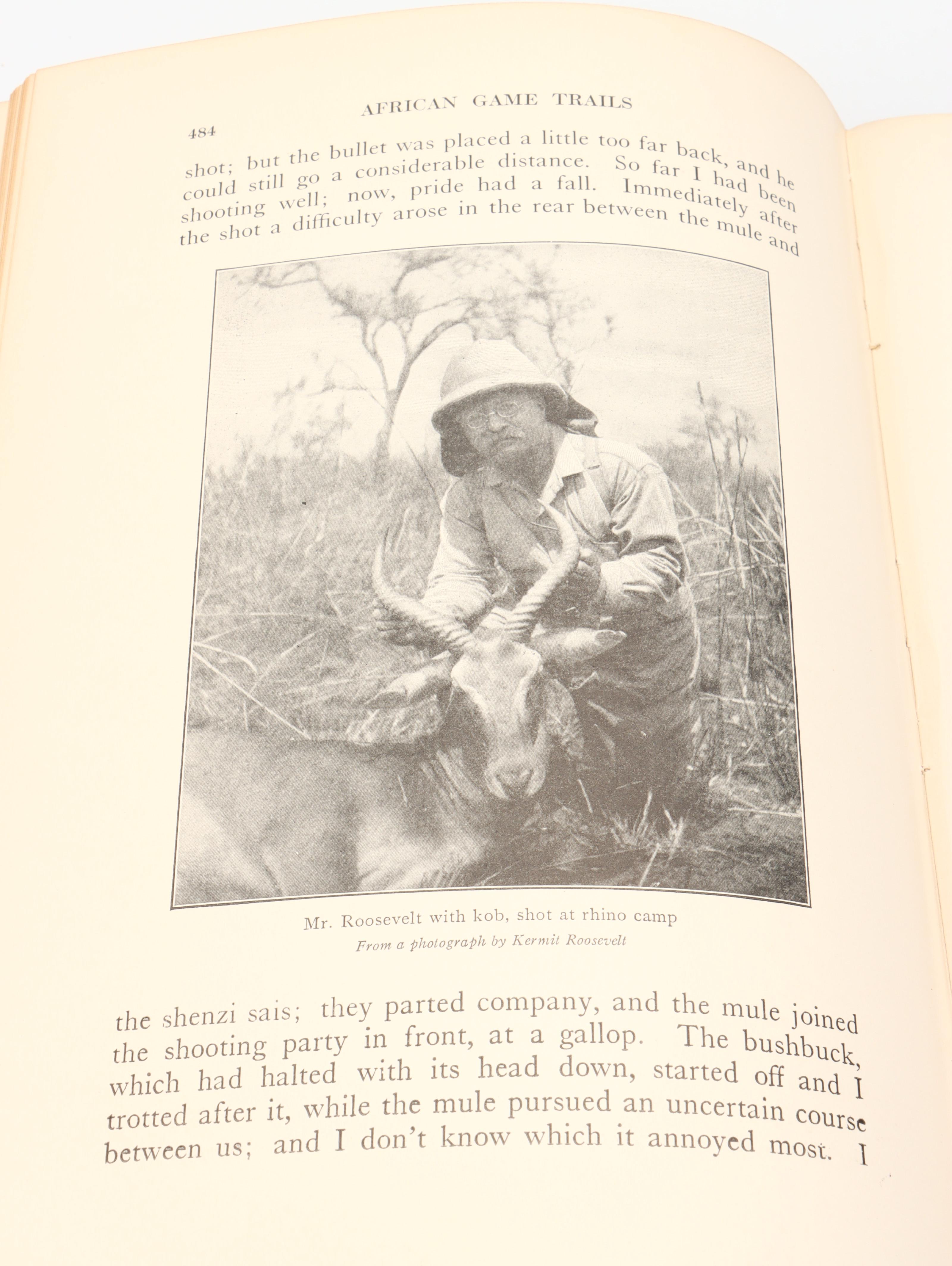 First Trade Edition "African Game Trails" by Theodore Roosevelt, 1910