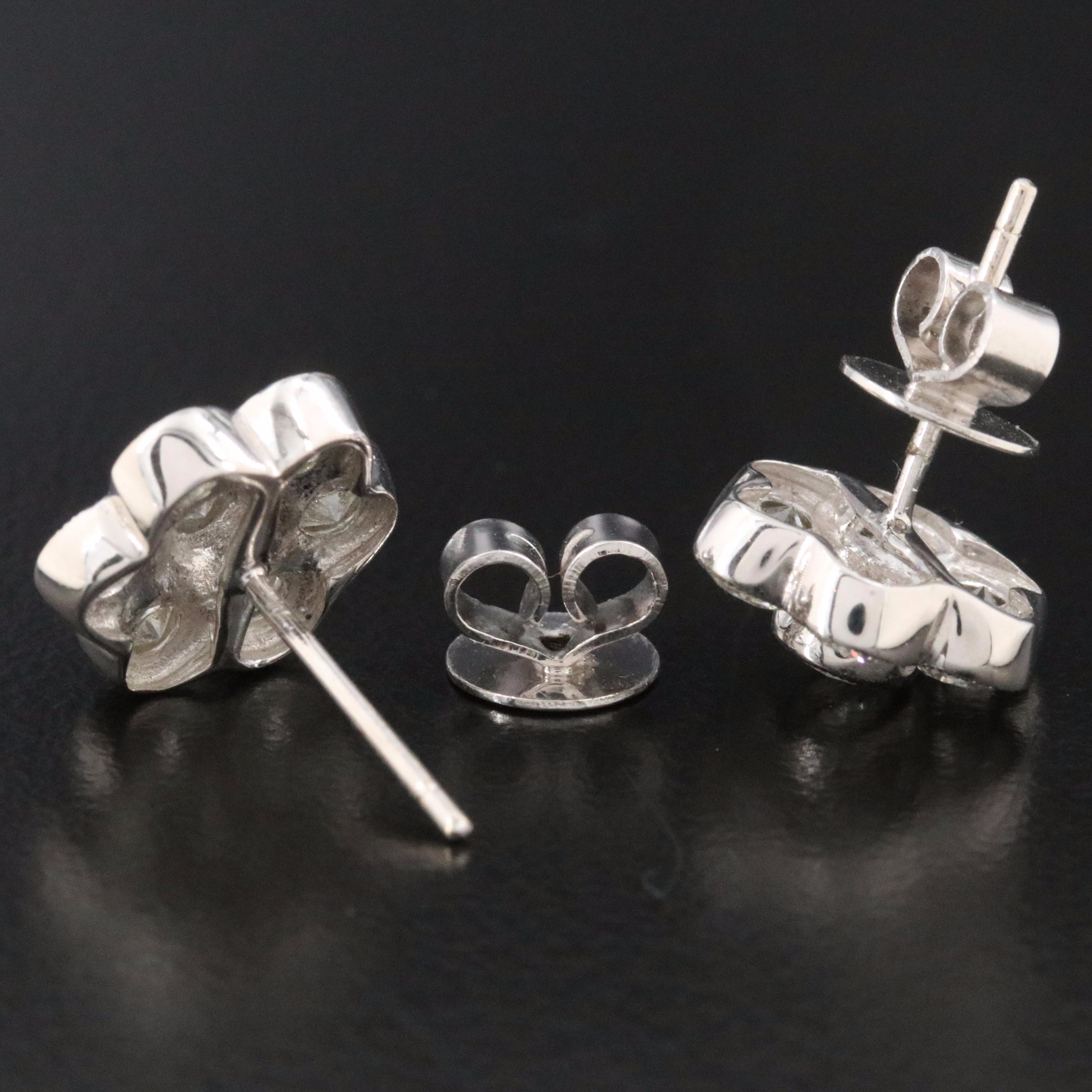 18K 2.10 CTW Diamond Earrings