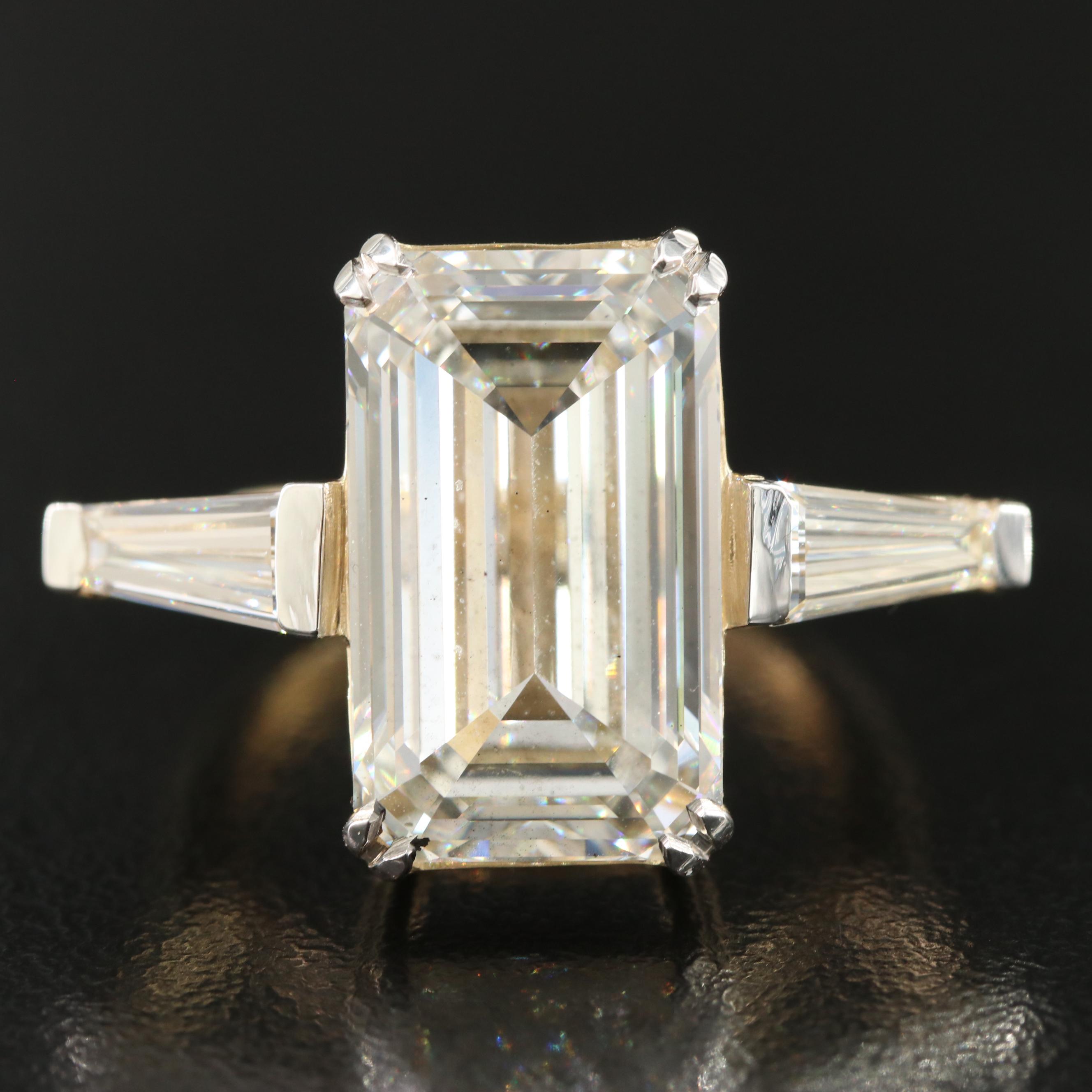 14K 11.05 CTW Lab Grown Diamond Ring with IGI Report