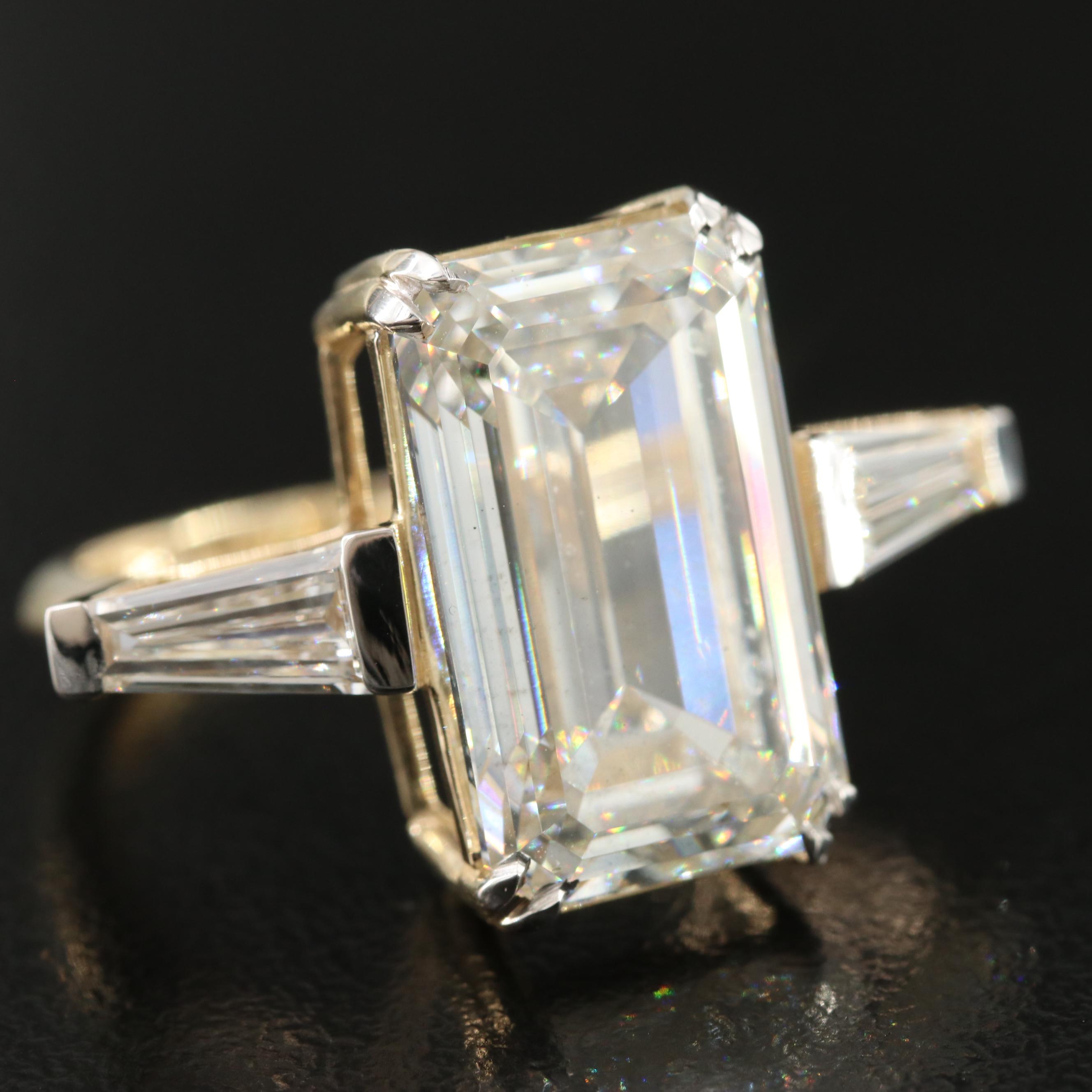 14K 11.05 CTW Lab Grown Diamond Ring with IGI Report