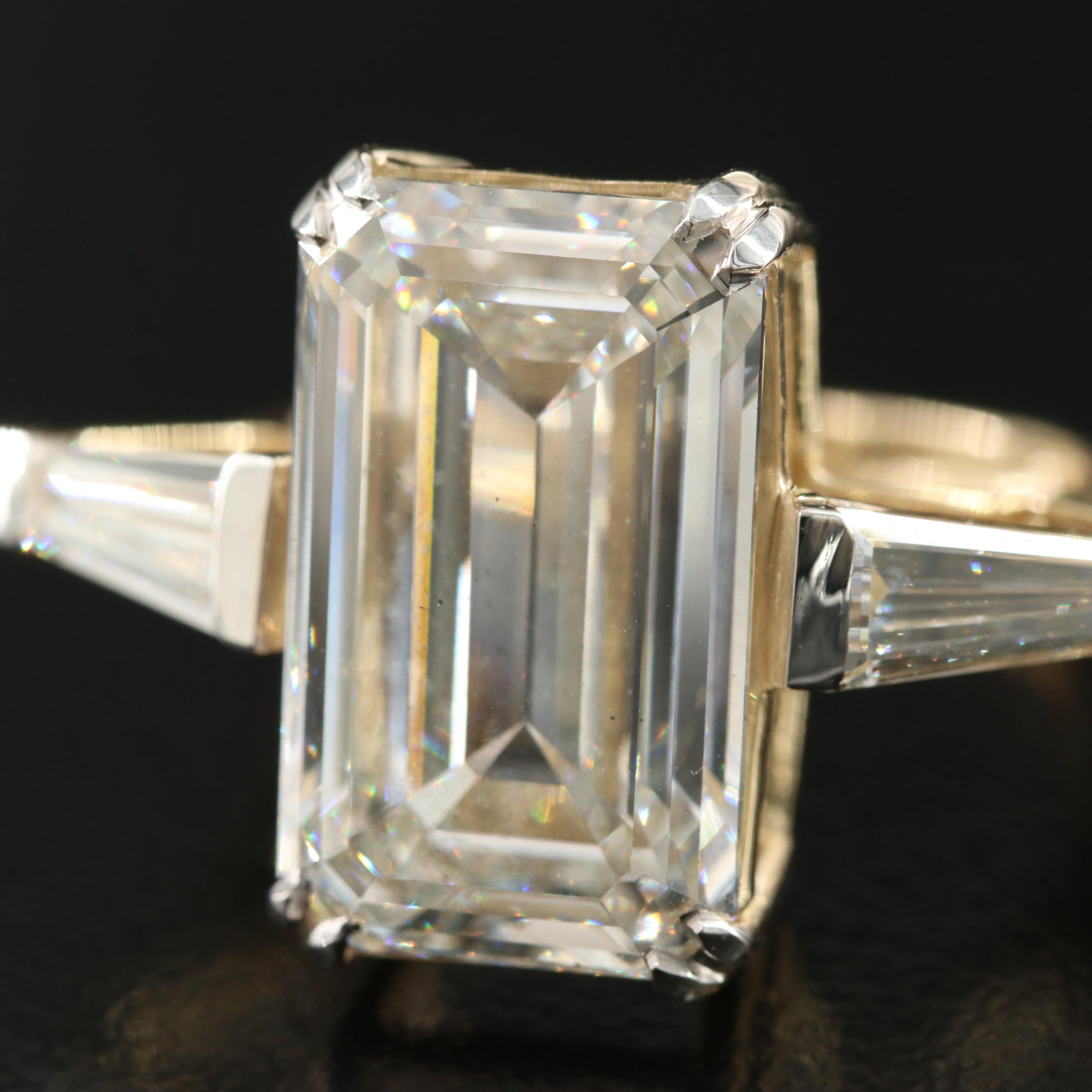 14K 11.05 CTW Lab Grown Diamond Ring with IGI Report