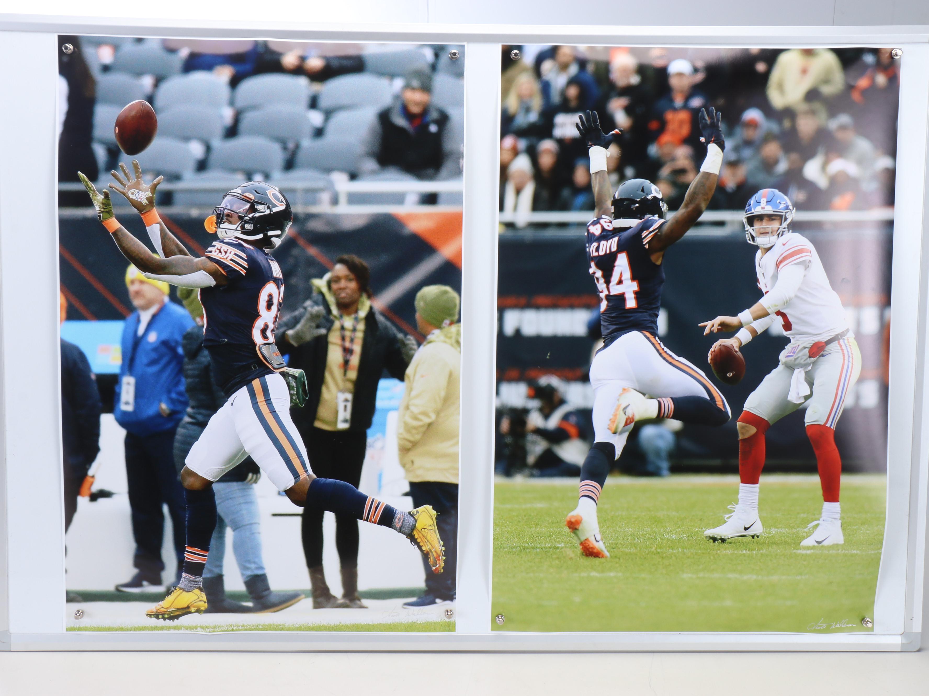 Nine NFL Photo Prints and Posters