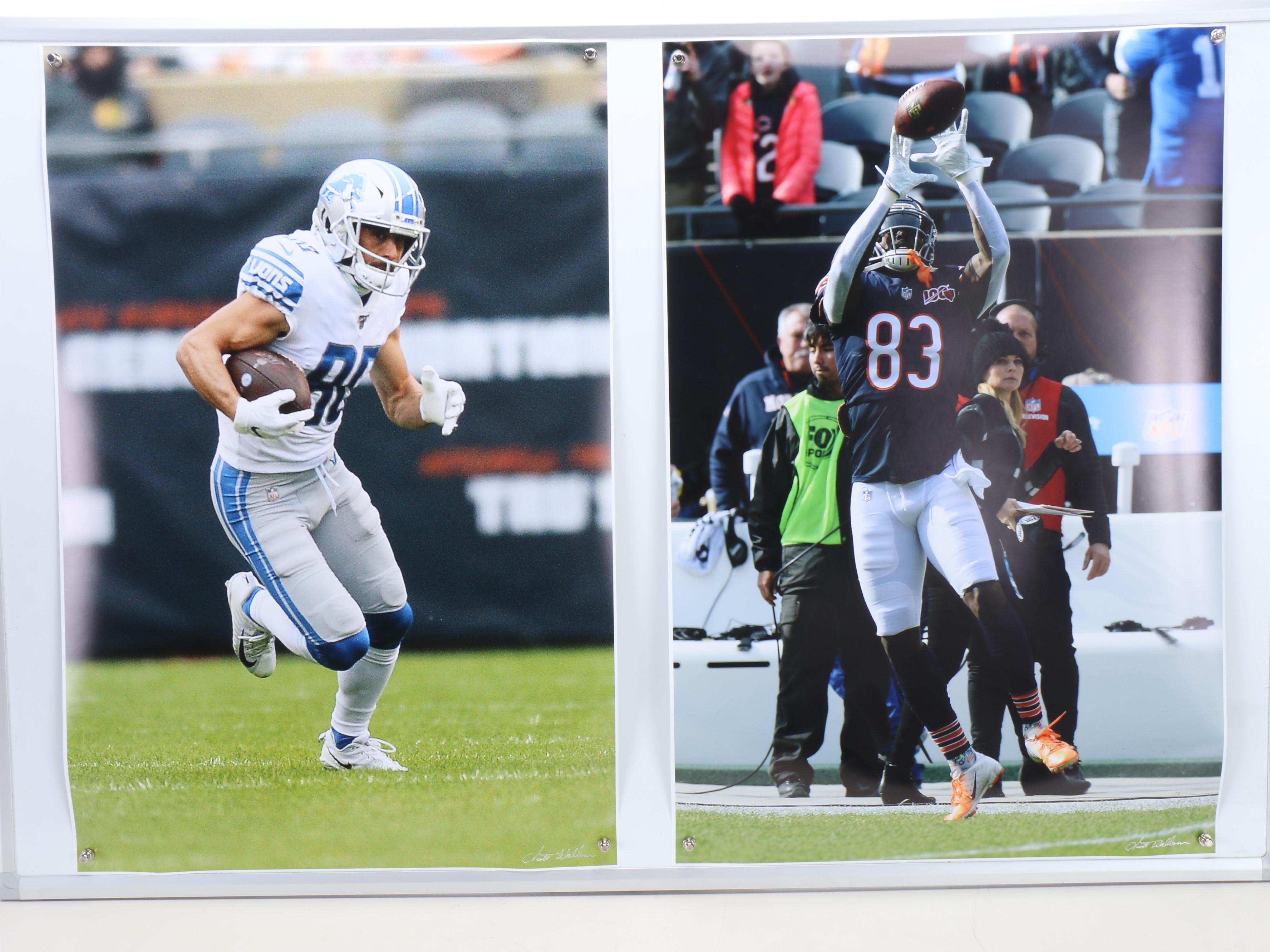 Nine NFL Photo Prints and Posters