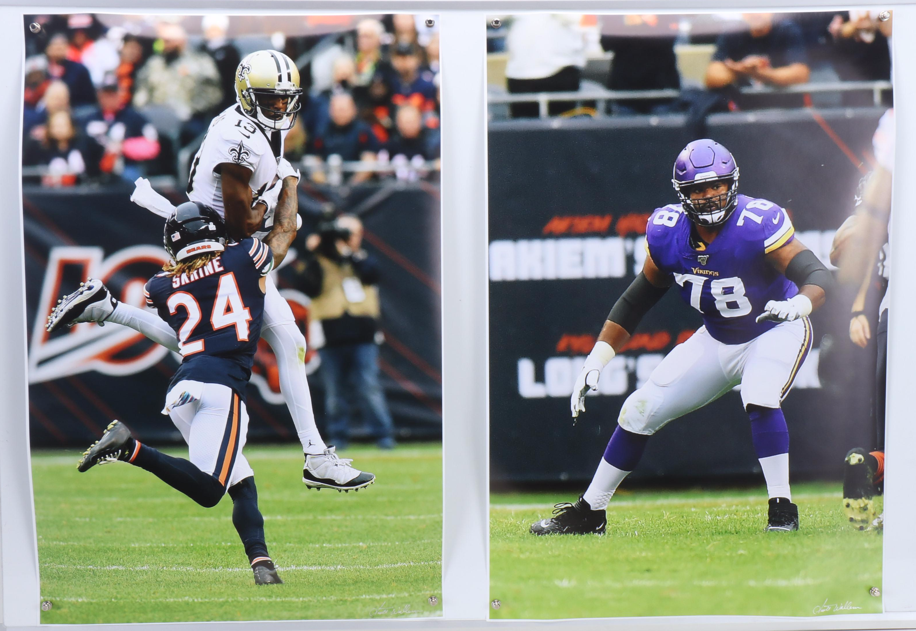 Nine NFL Photo Prints and Posters
