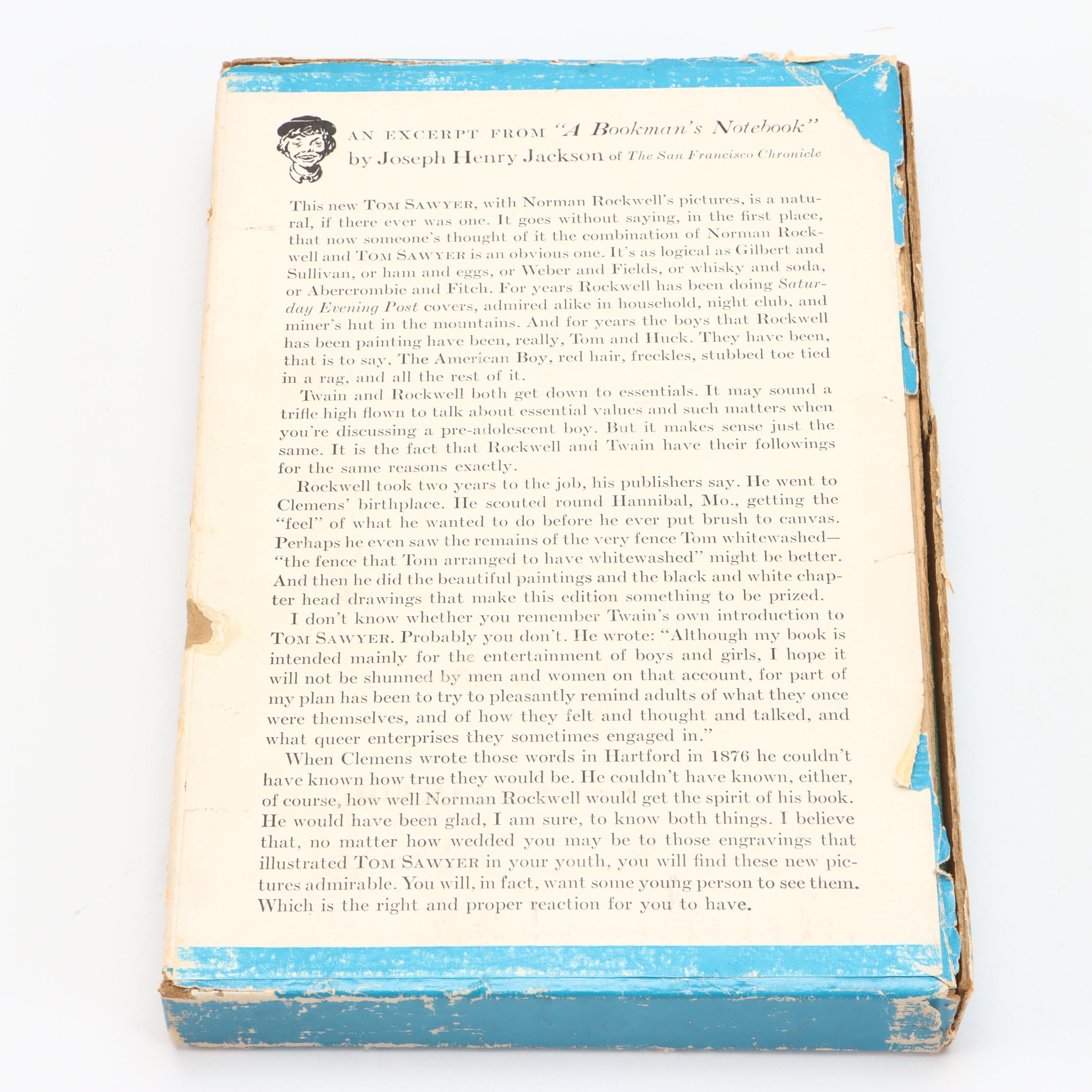 Norman Rockwell Illustrated "Tom Sawyer" by Mark Twain, 1936