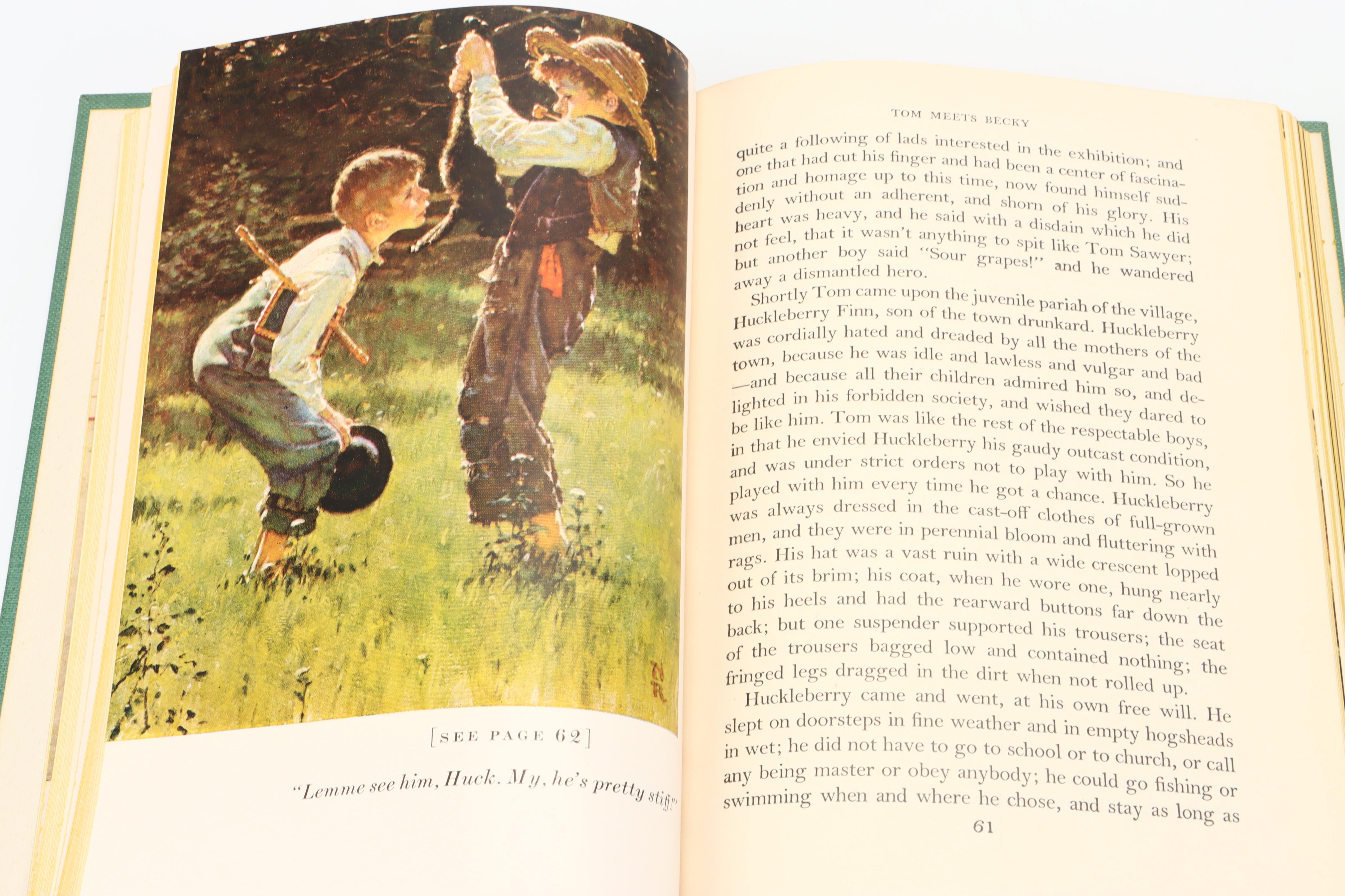 Norman Rockwell Illustrated "Tom Sawyer" by Mark Twain, 1936
