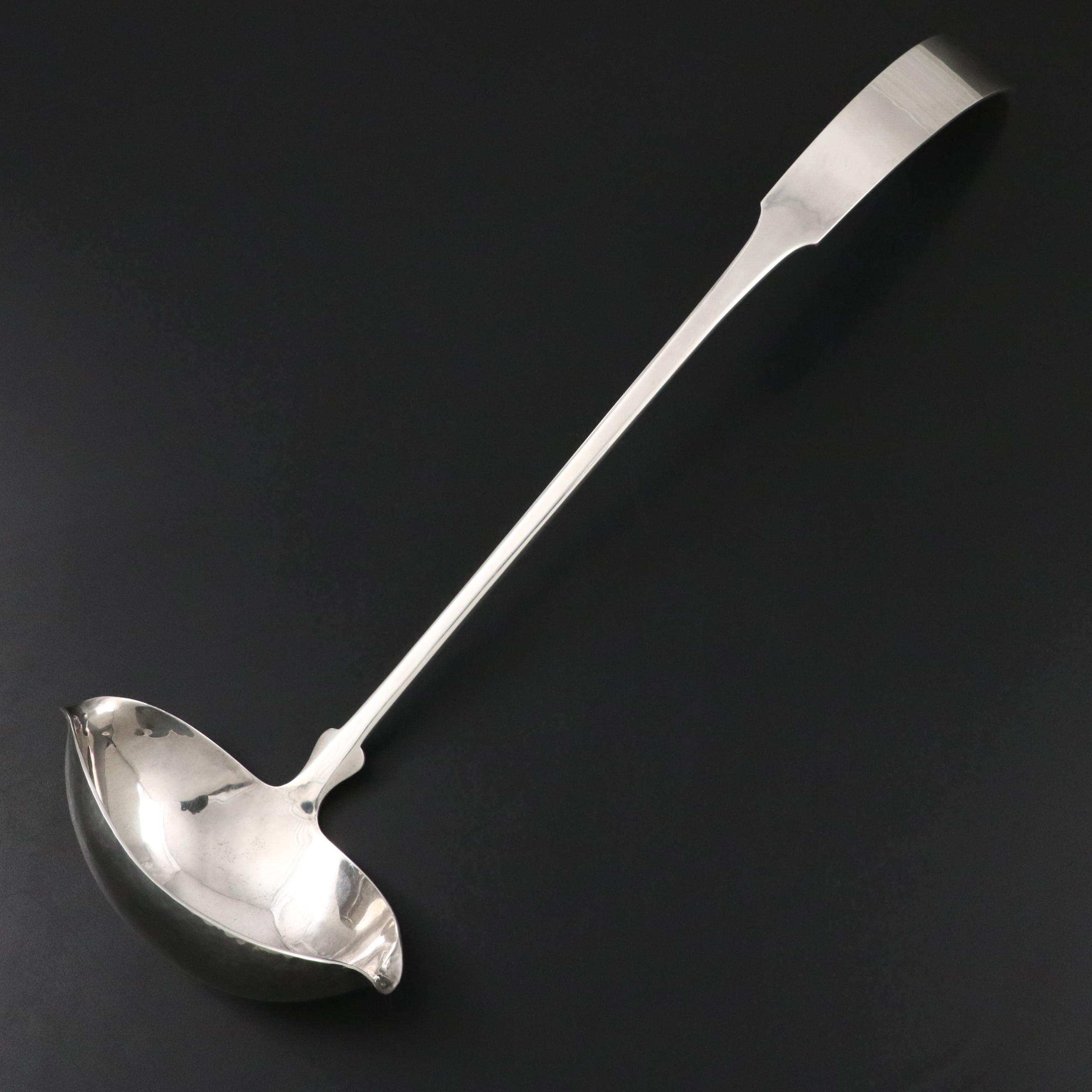 Porter Blanchard Sterling Silver Punch Ladle, 20th Century