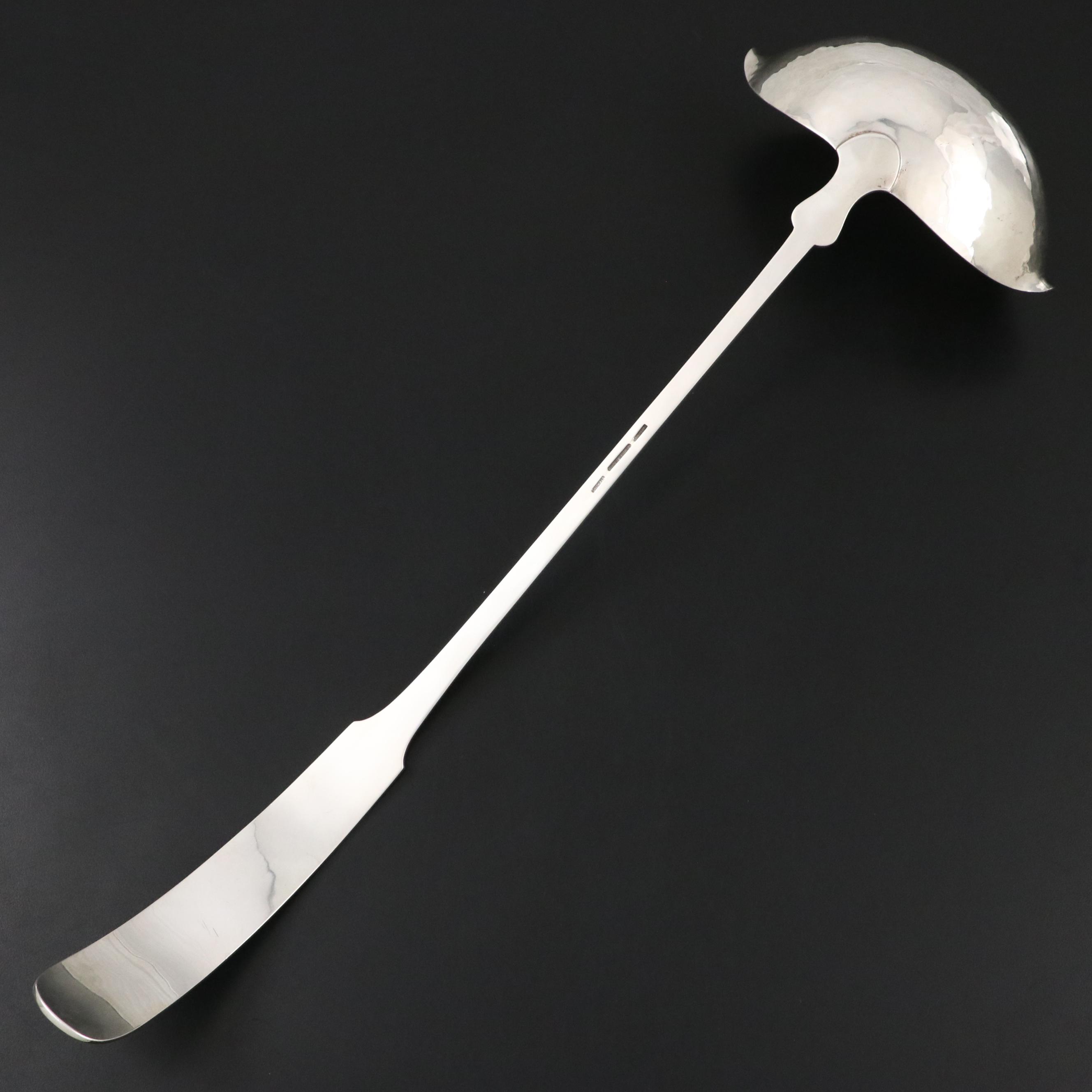 Porter Blanchard Sterling Silver Punch Ladle, 20th Century