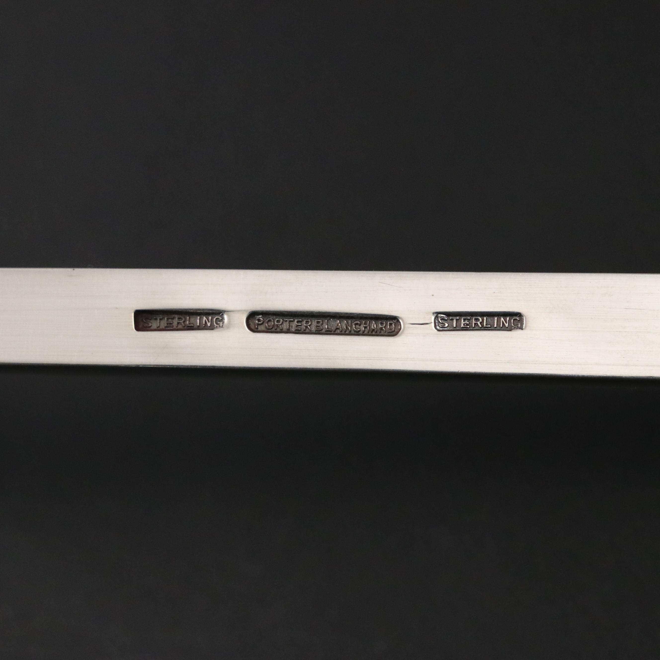 Porter Blanchard Sterling Silver Punch Ladle, 20th Century