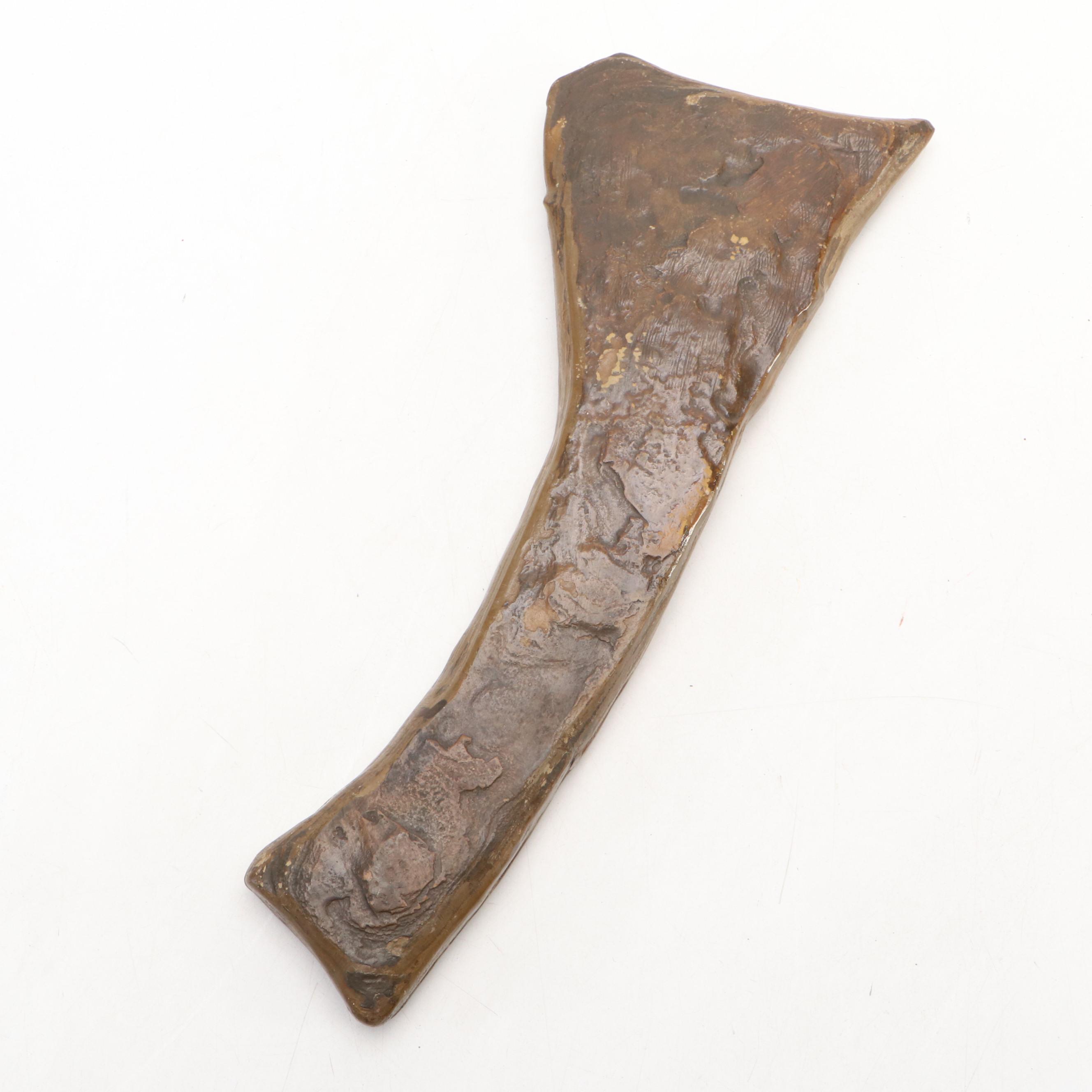 Native American Style Stone Tomahawk Head