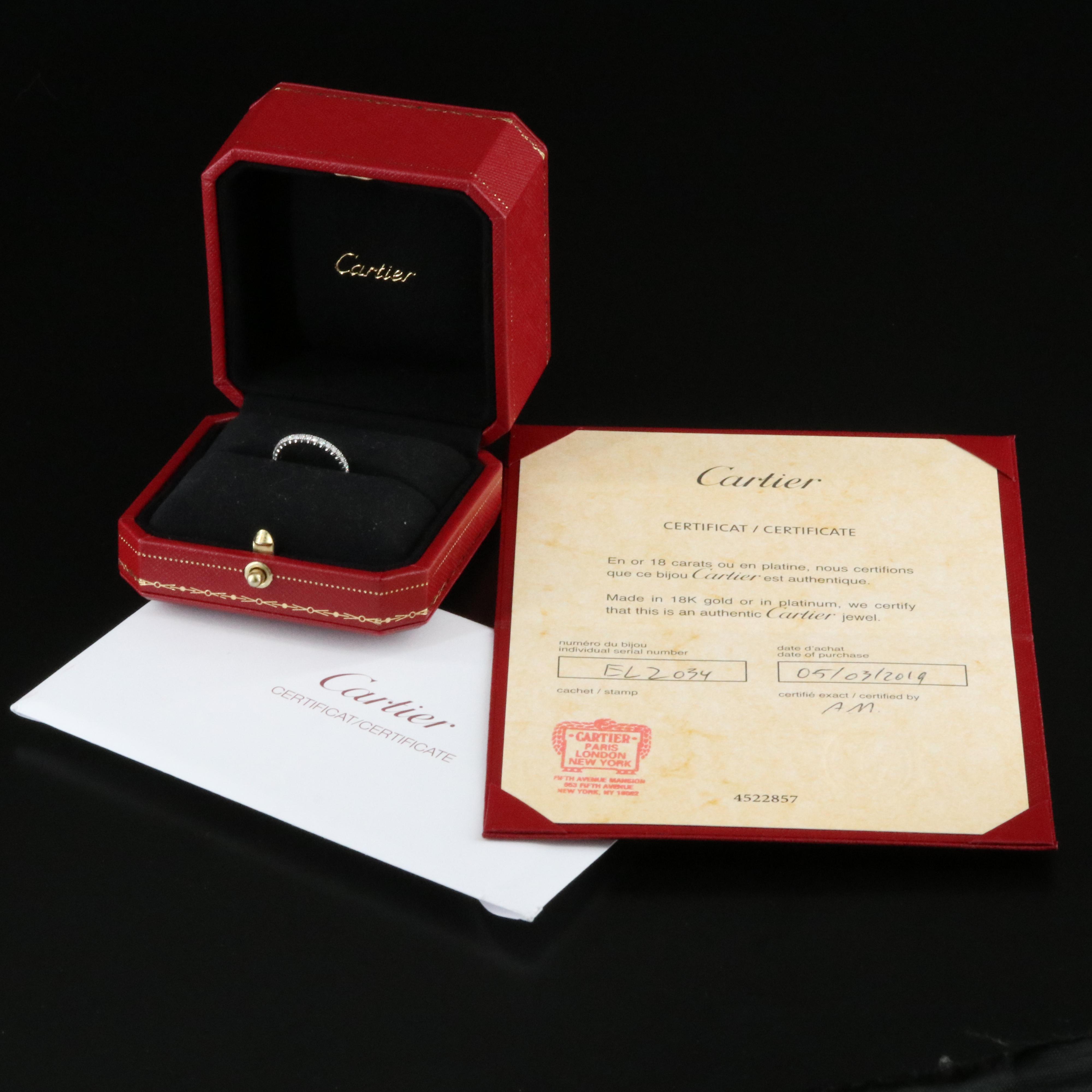 Cartier Étincelle de Cartier 18K 0.55 CTW Diamond Eternity Ring