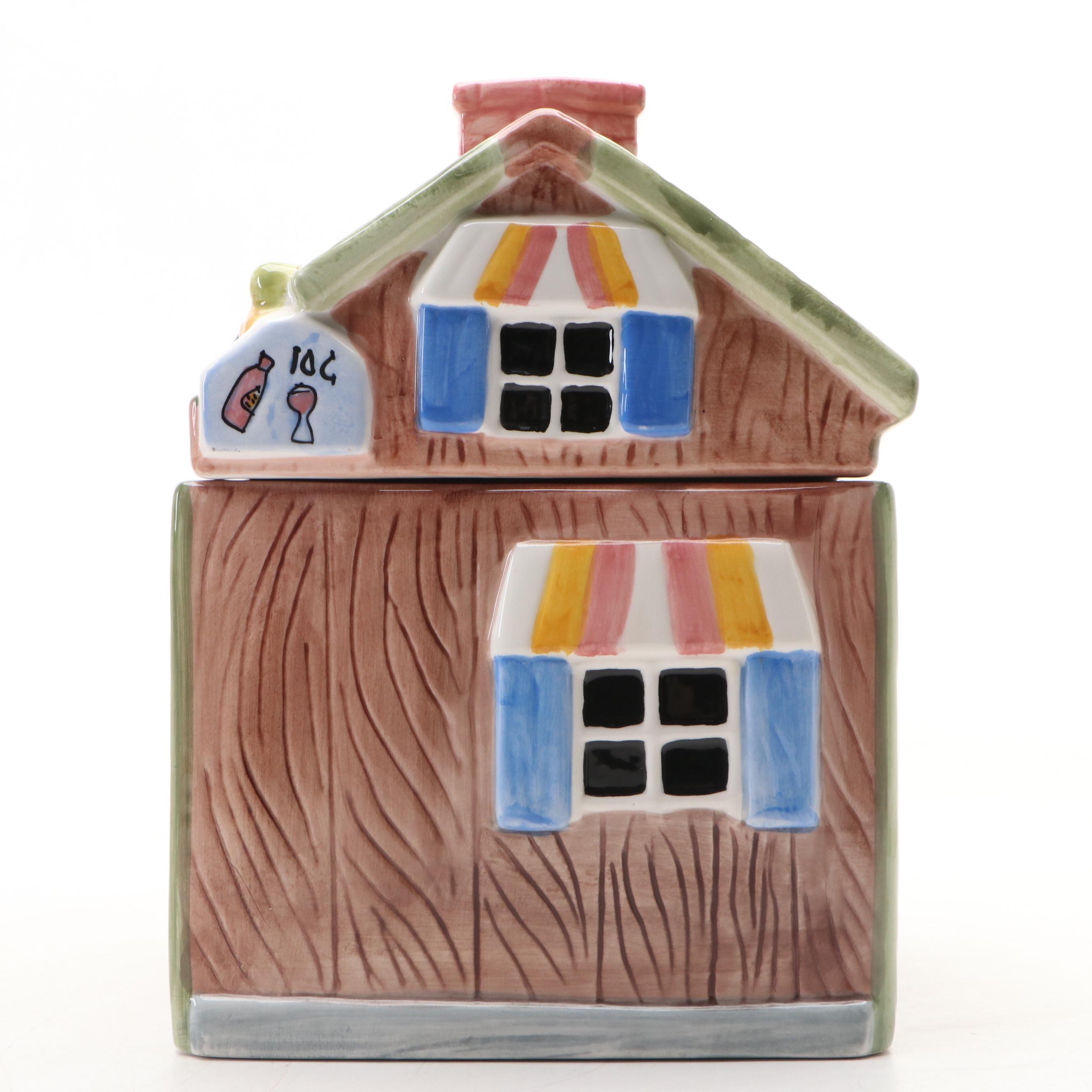 Treasure Craft Stove Shaped with Other General Store Shaped Cookie Jars