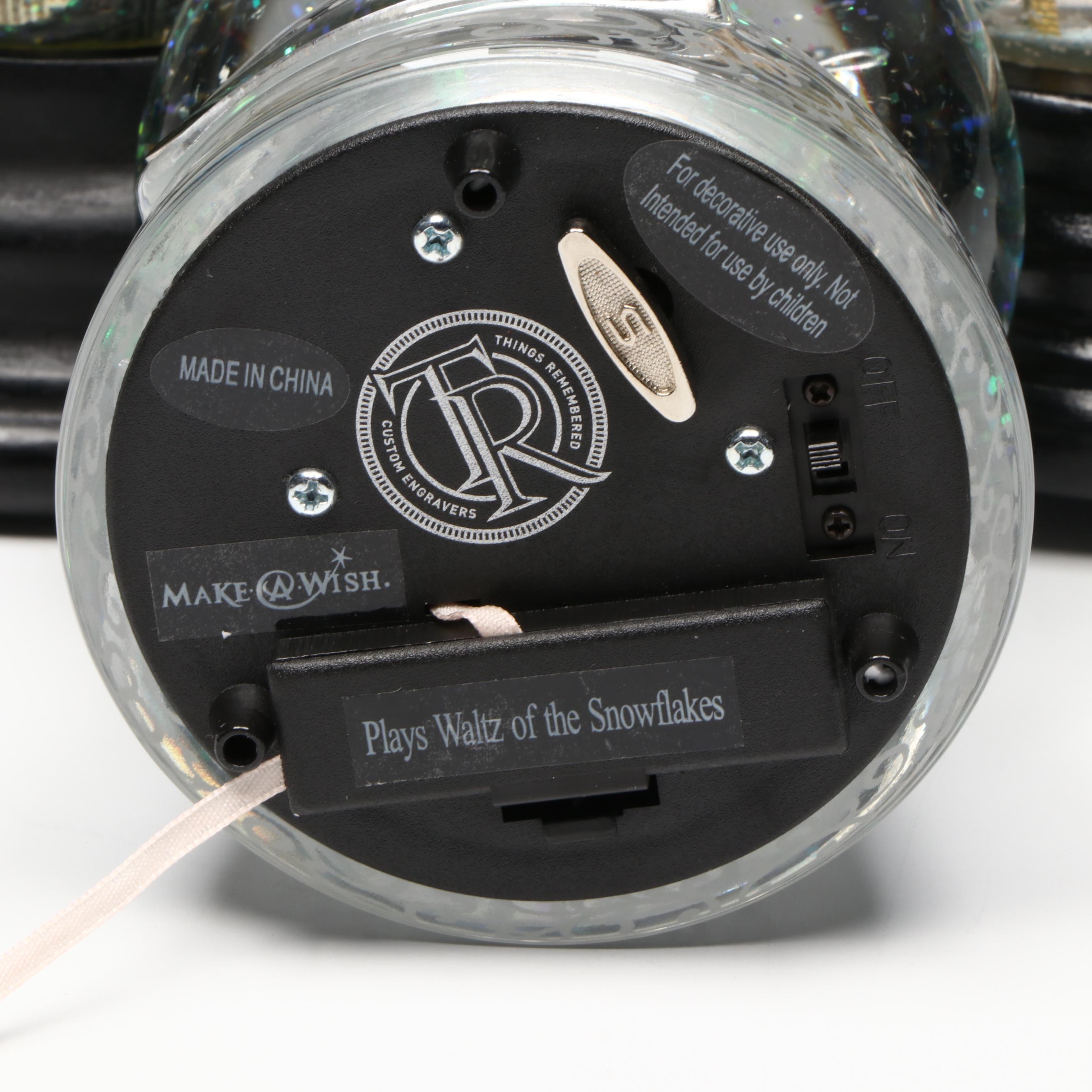 Saks Fifth Avenue New York City, Cincinnati with Things Remembered Snow Globes