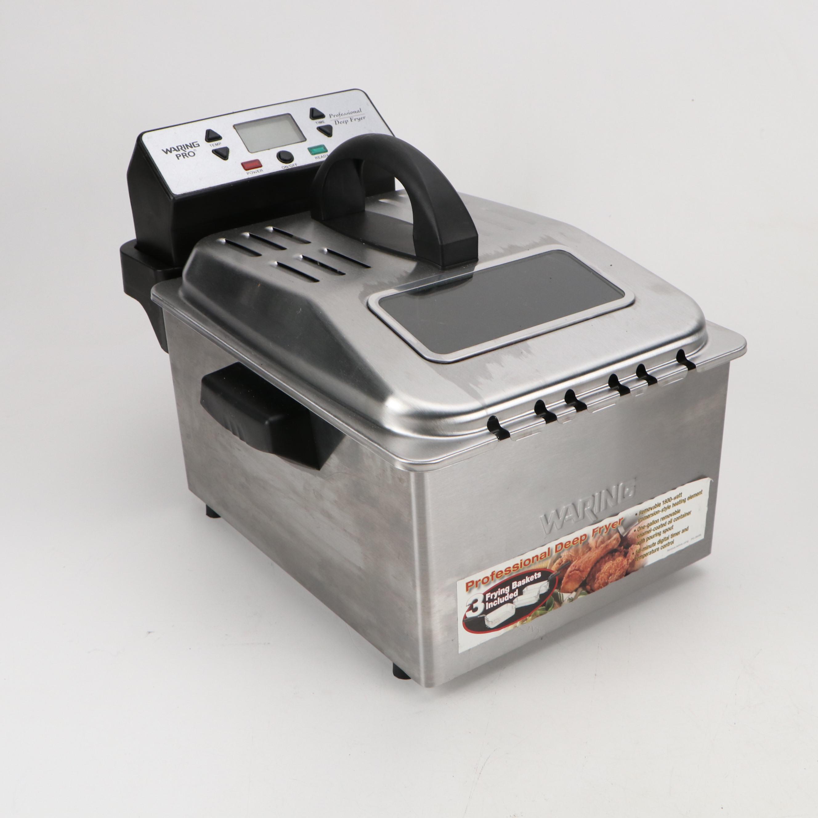 Waring Pro Deep Fryer with Other Small Kitchen Appliances