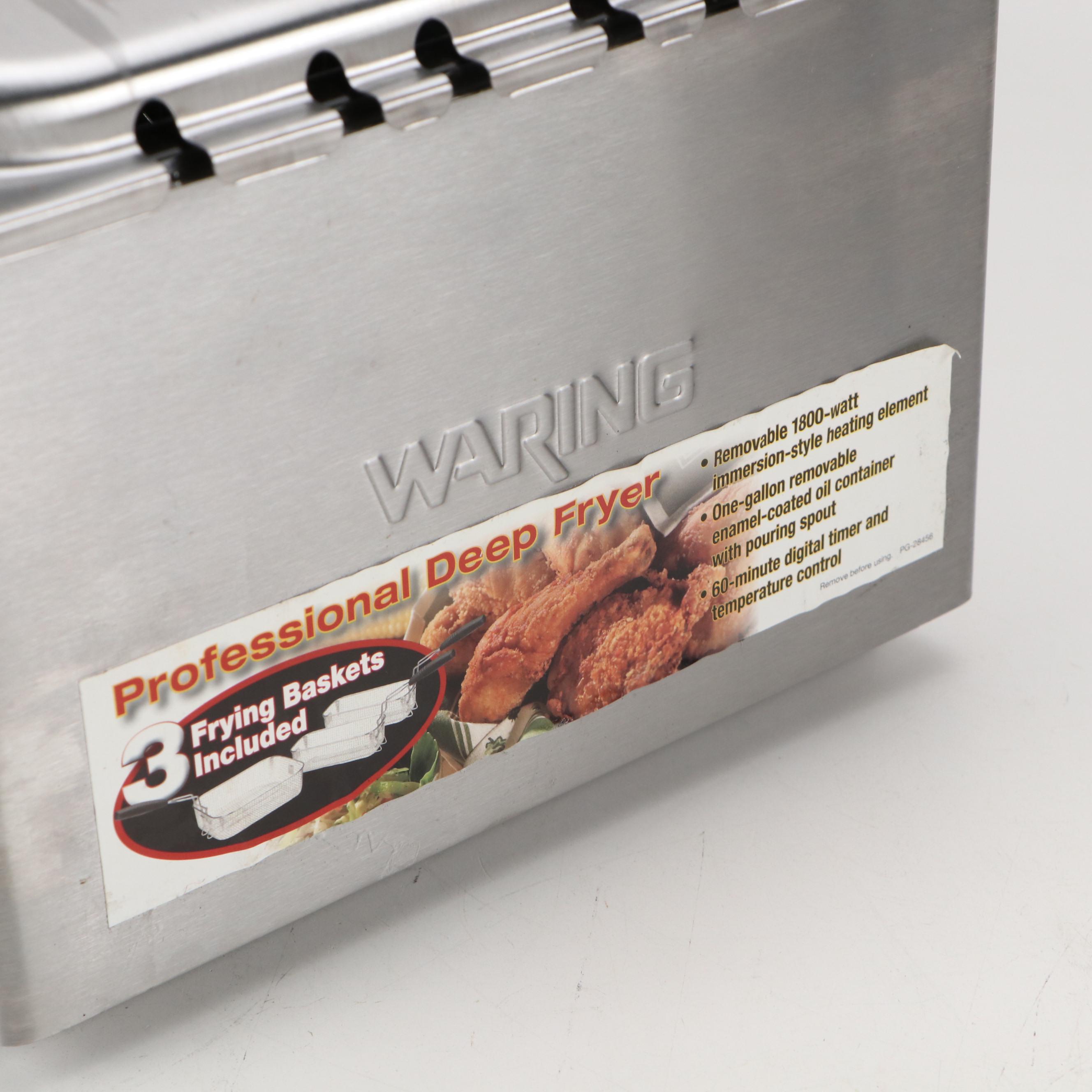 Waring Pro Deep Fryer with Other Small Kitchen Appliances