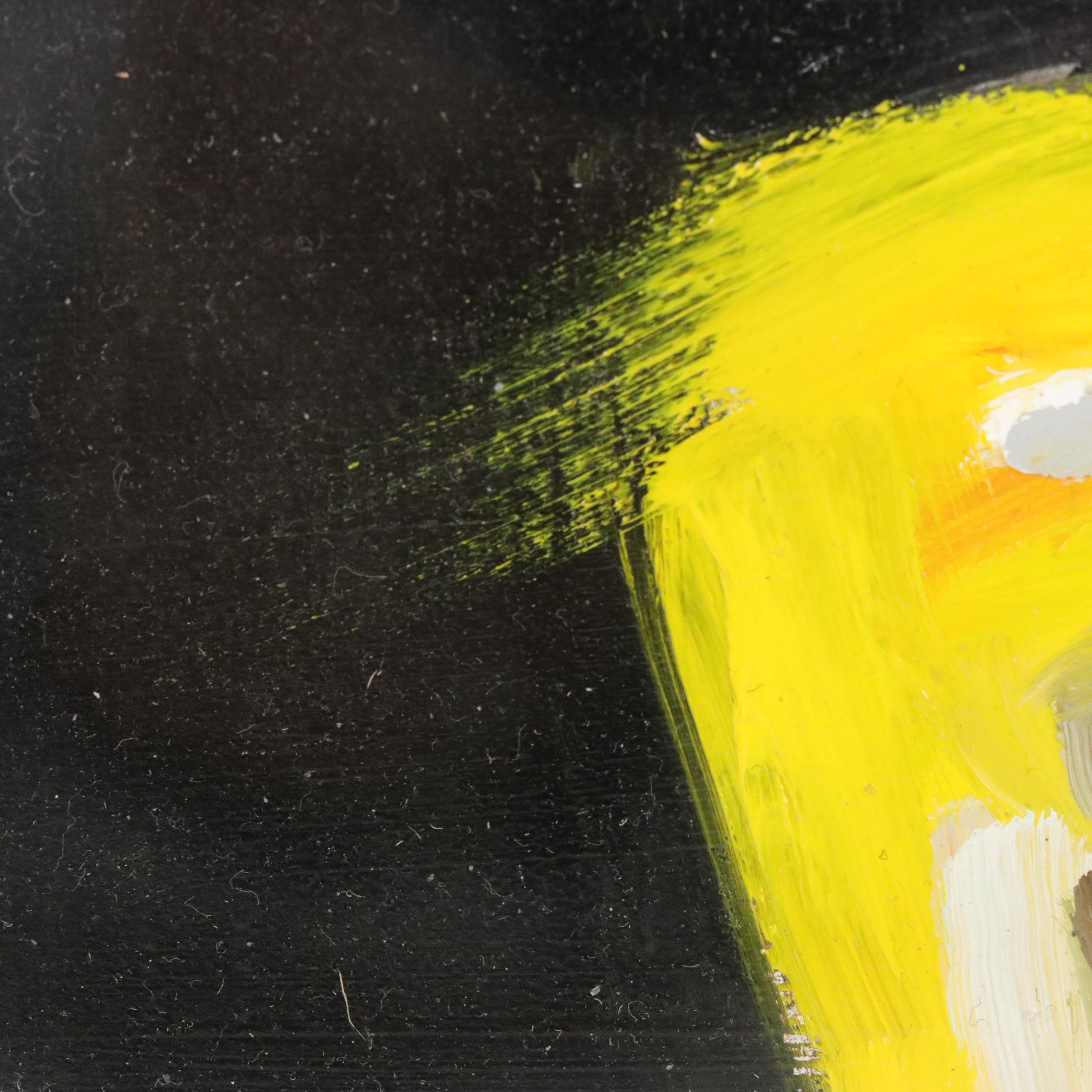 Natalia Demenko Still Life Oil Painting of Heinz Mustard, 21st Century