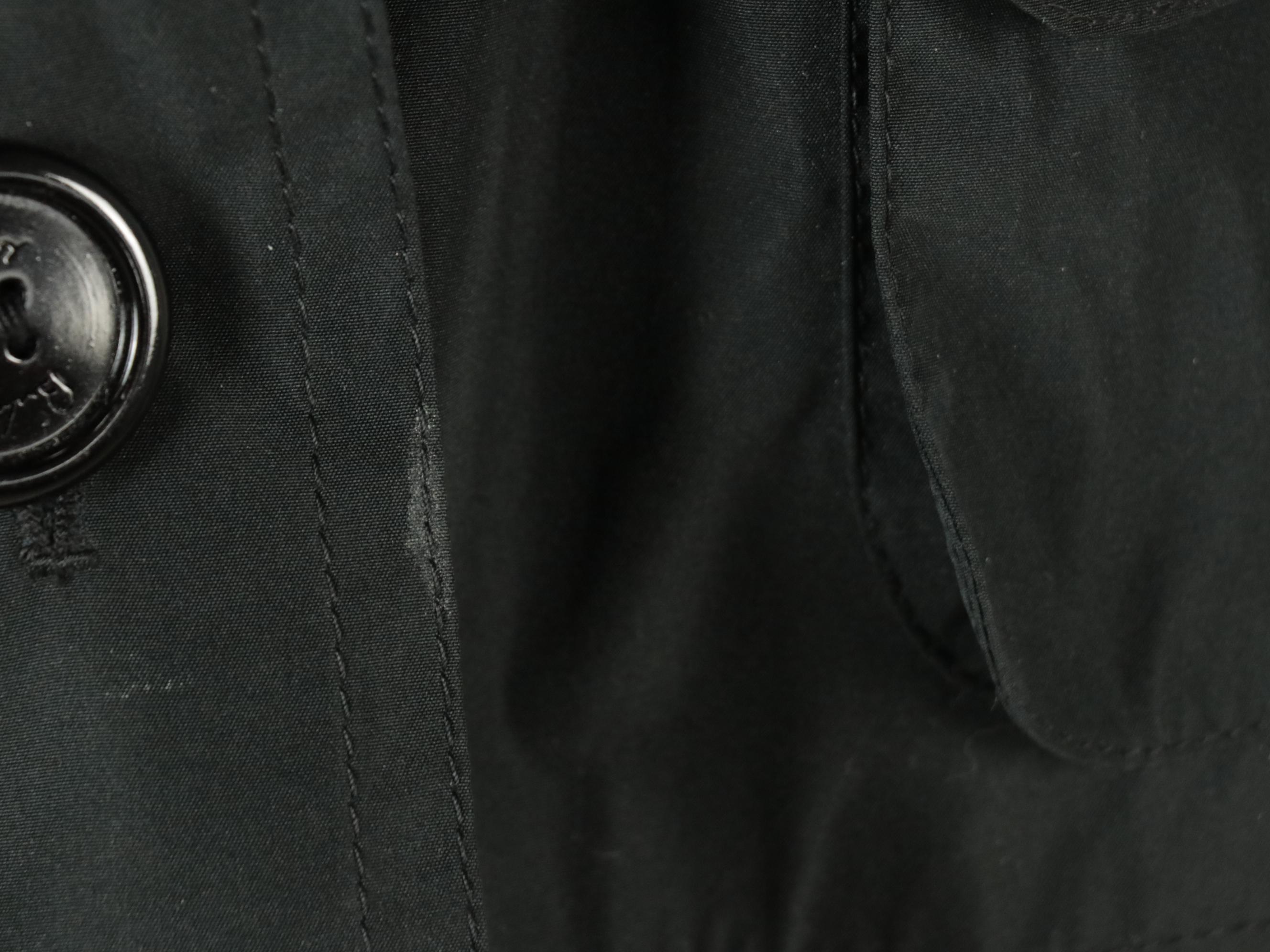 Burberry London Black Nylon Cropped Jacket