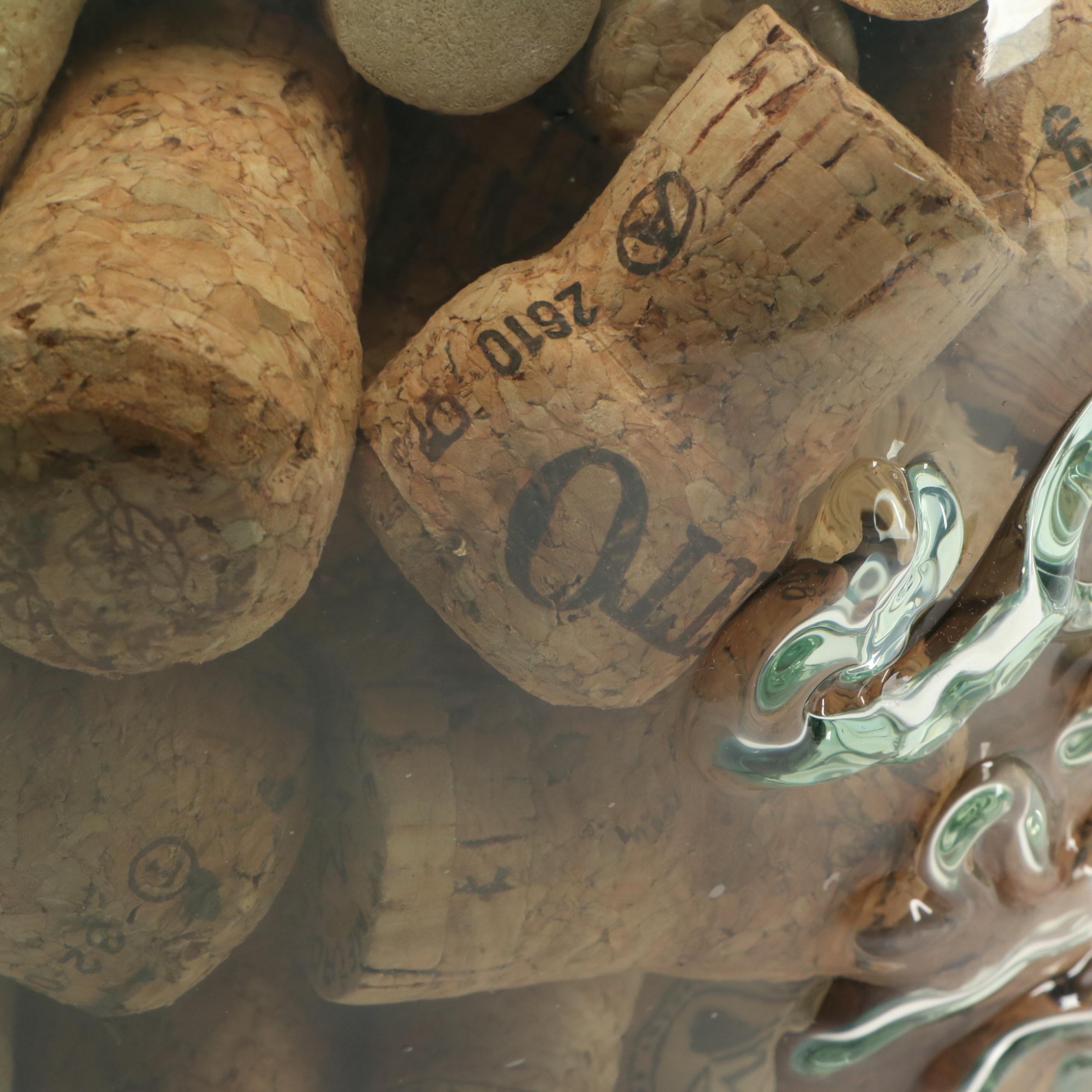 Vidrios San Miguel Cabernet Glass Demijohn Carboy with Wine Corks