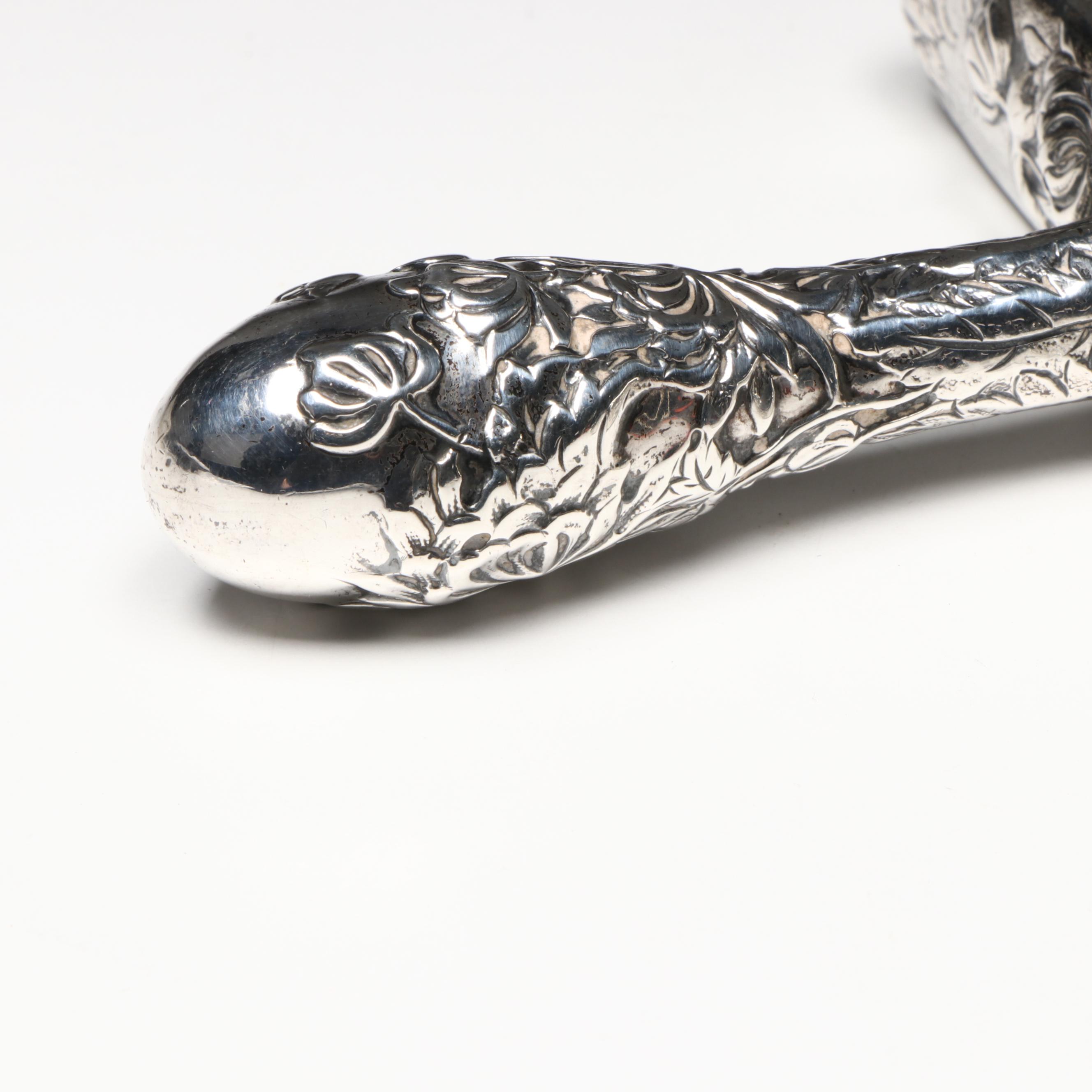 Antique Dutch Silver Needle / Match Case with Sterling Silver Vanity Items