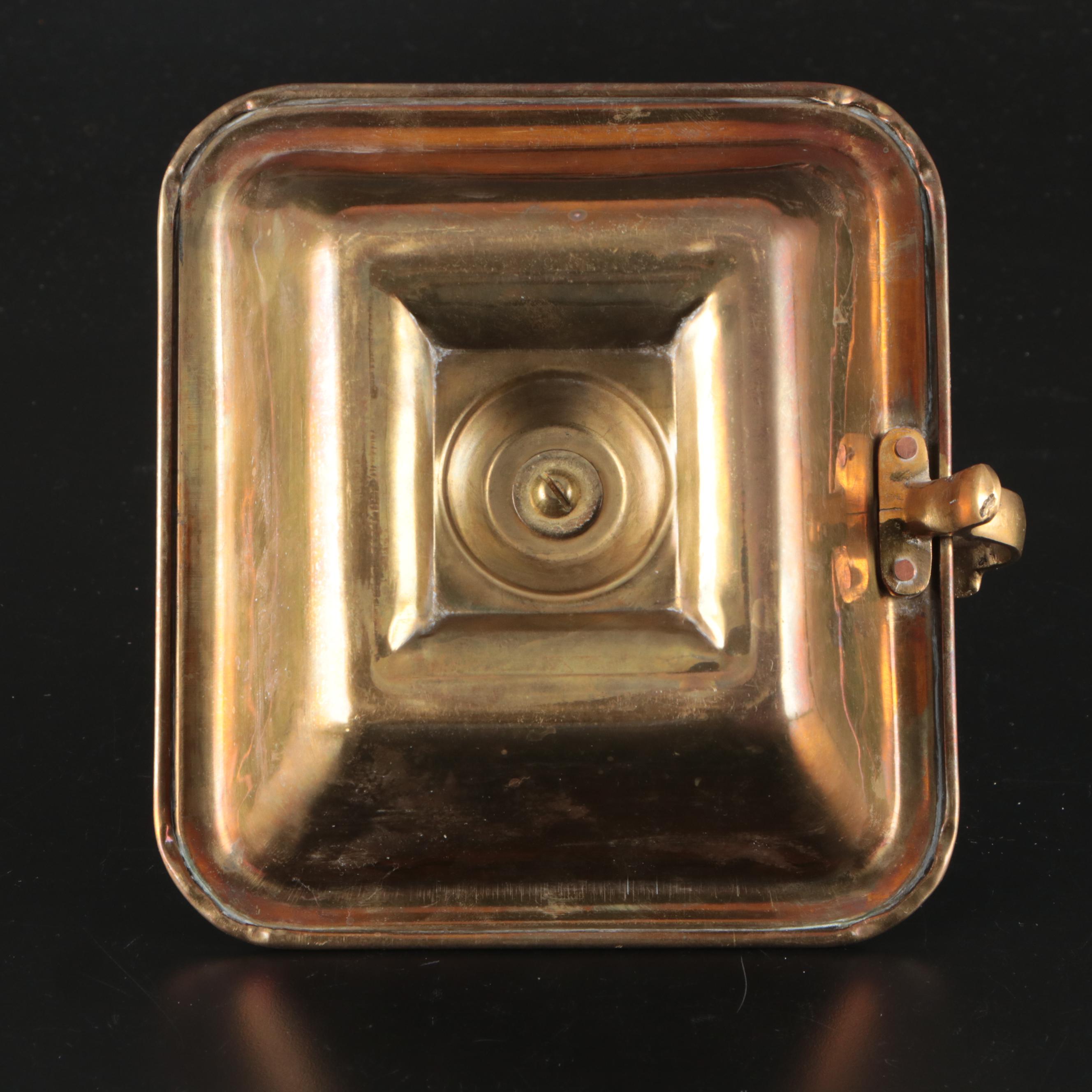 Baldwin, VMC & English Brass Candlesticks, Chamberstick & Hurricanes