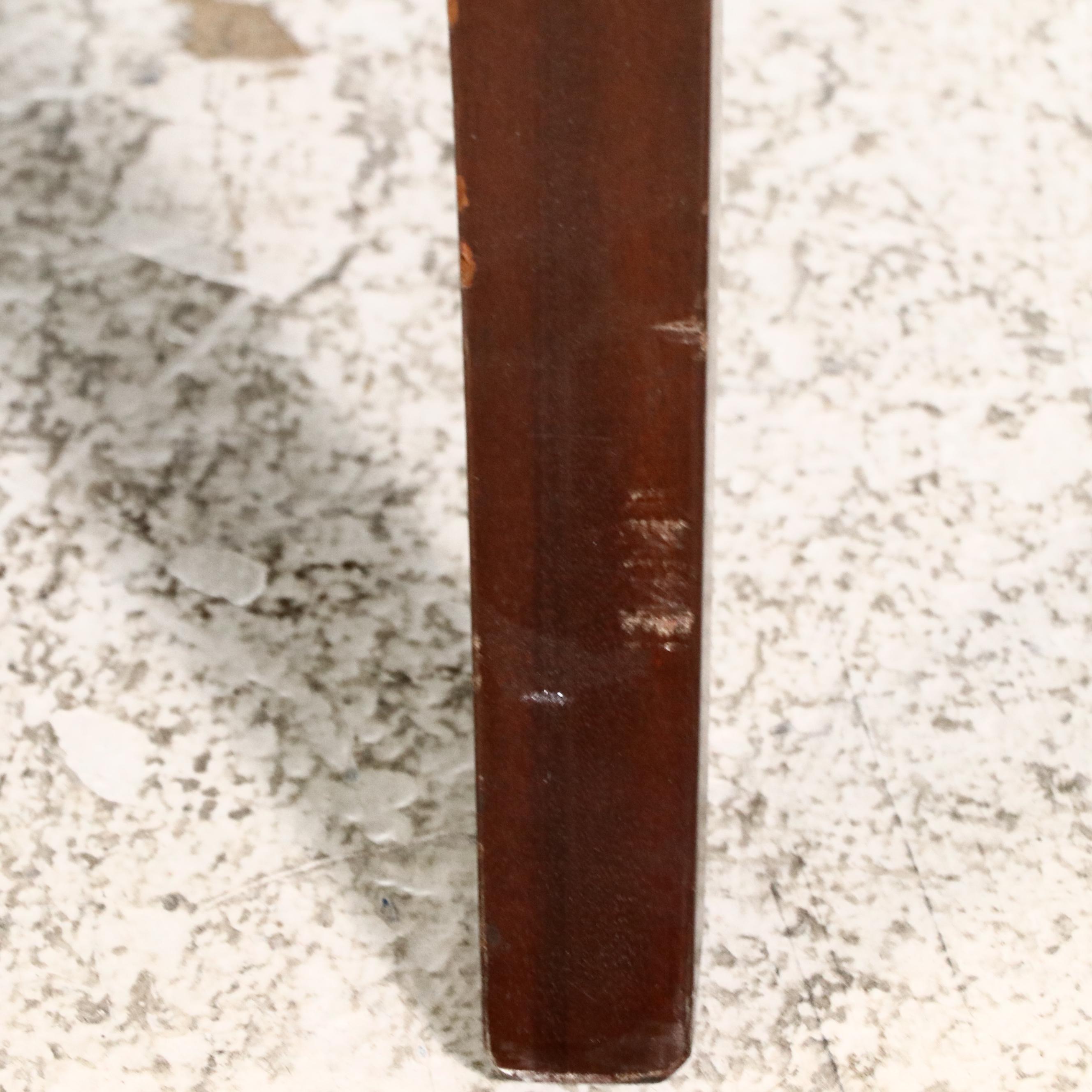 Biggs Manufacturing Co. Hepplewhite Style Upholstered Sofa, 20th Century