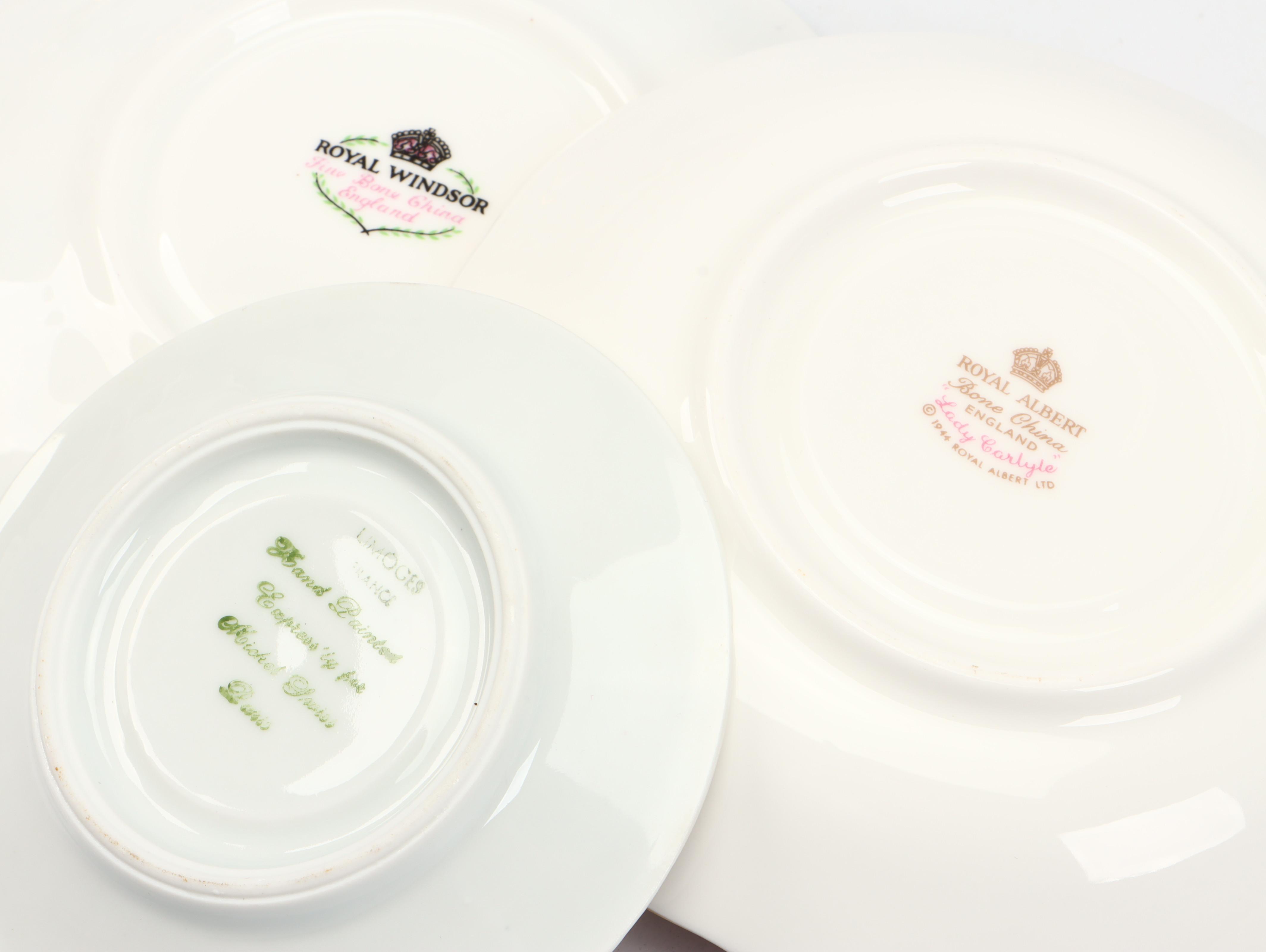 Royal Albert Bone China "Lady Carlyle" with Other Teacups and Table Accessories