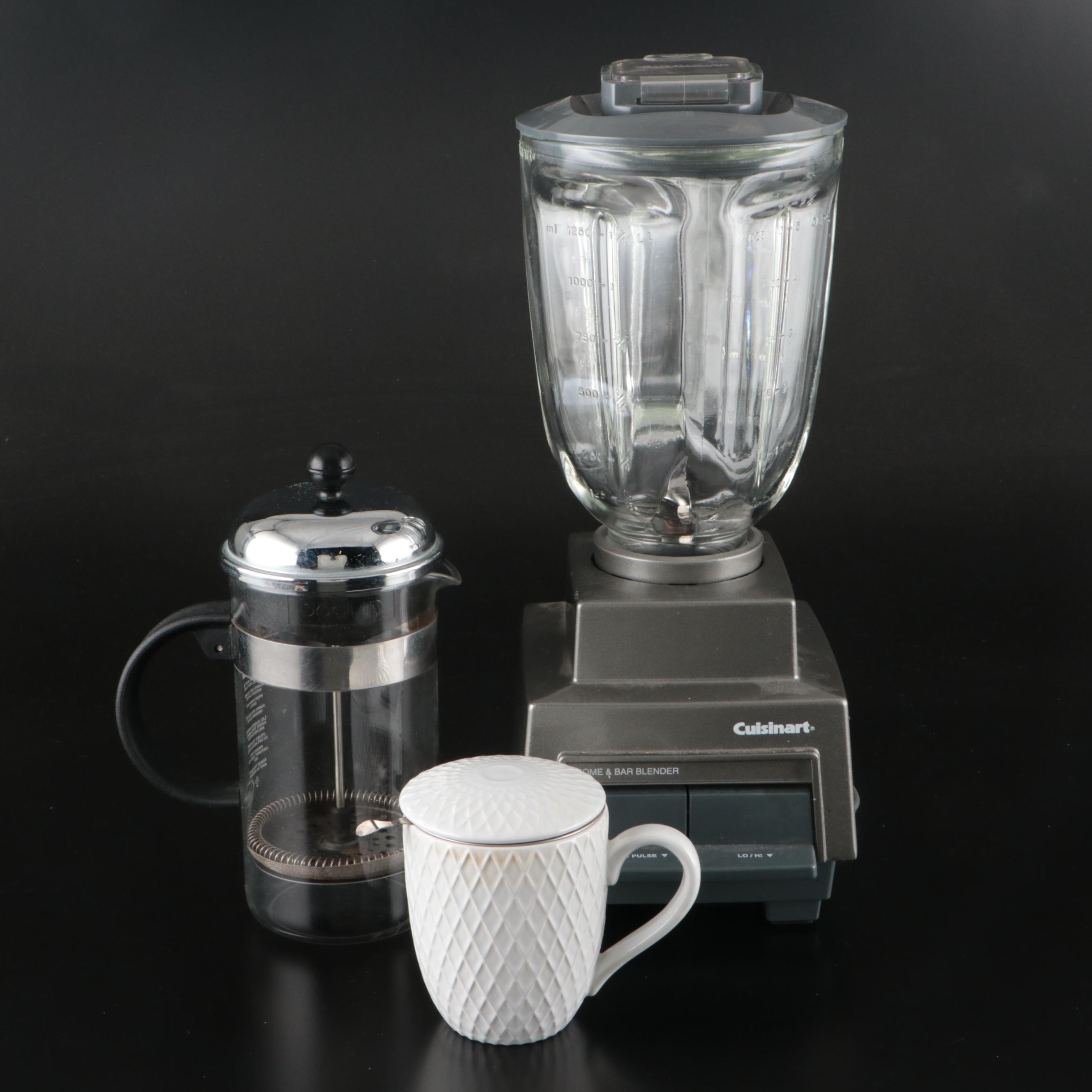 Cuisinart Blender with French Press and Ceramic Lidded Mug
