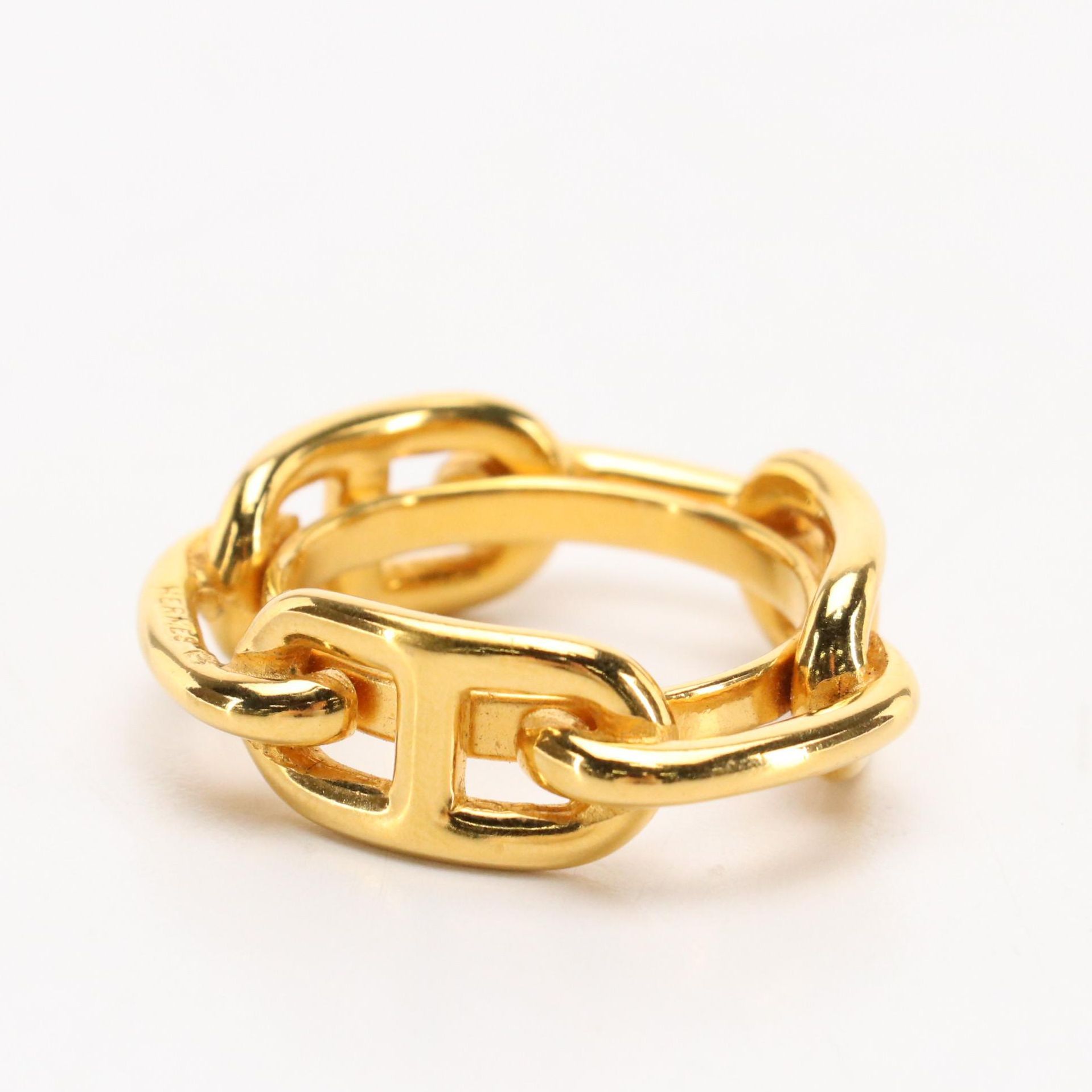 Hermès Chaine d'Ancre Scarf Ring
