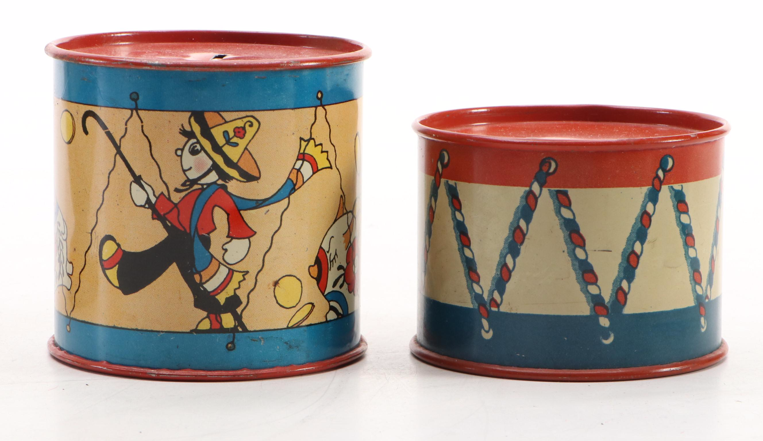 Ohio Art, J. Chein & Co. and More Tin Litho Toy Banks, Mid-20th Century