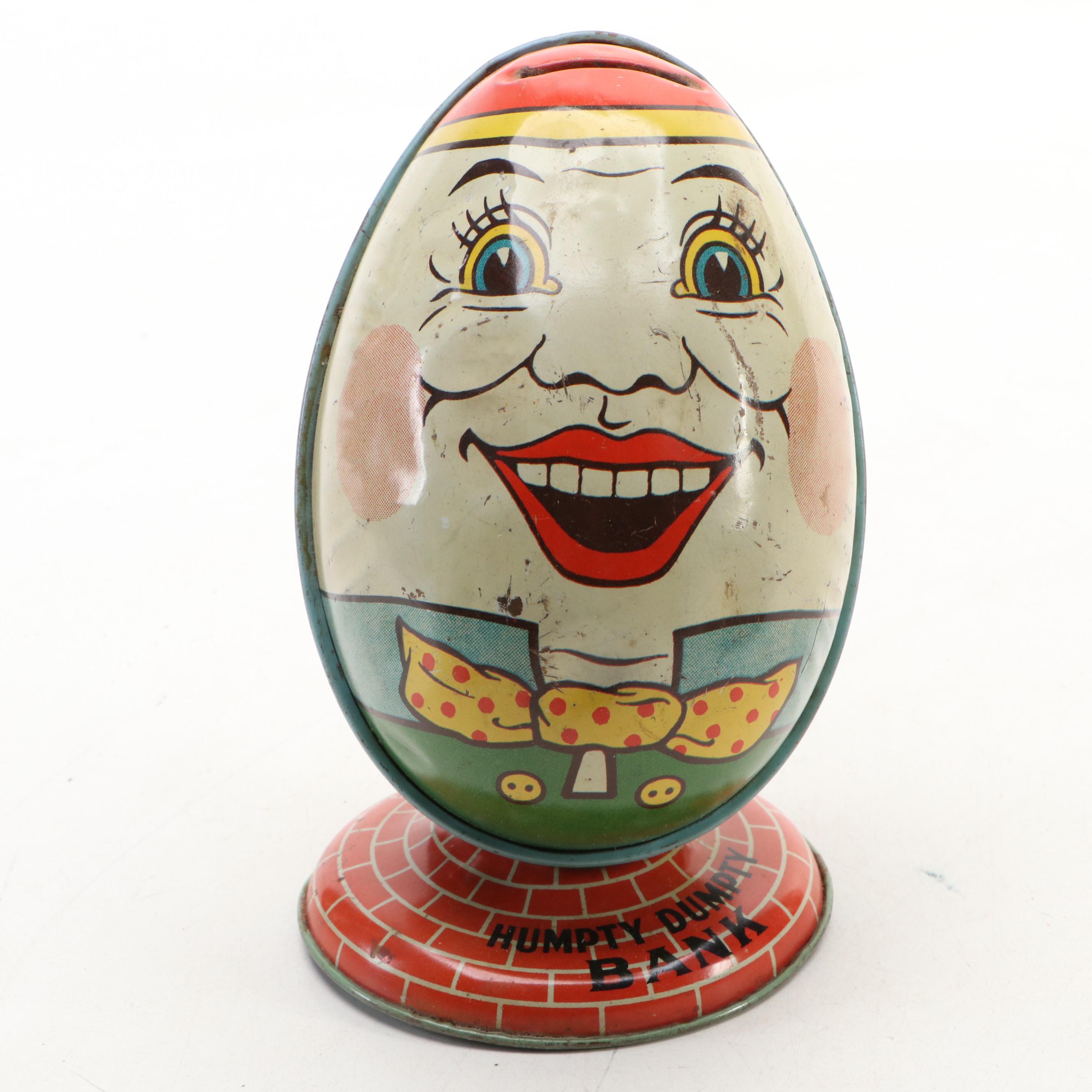 Ohio Art, J. Chein & Co. and More Tin Litho Toy Banks, Mid-20th Century