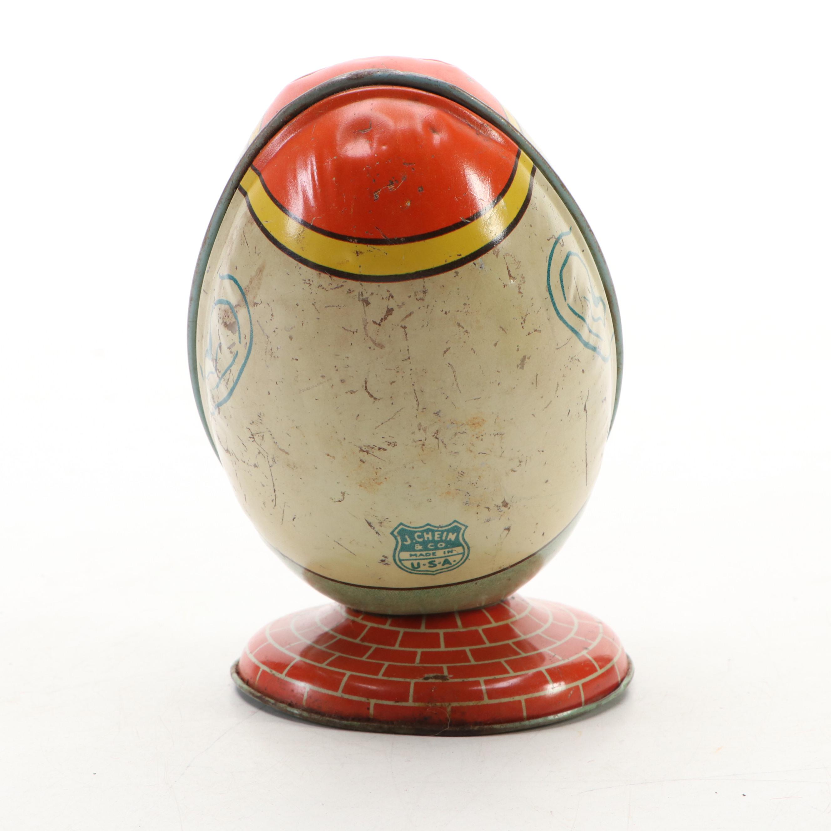 Ohio Art, J. Chein & Co. and More Tin Litho Toy Banks, Mid-20th Century