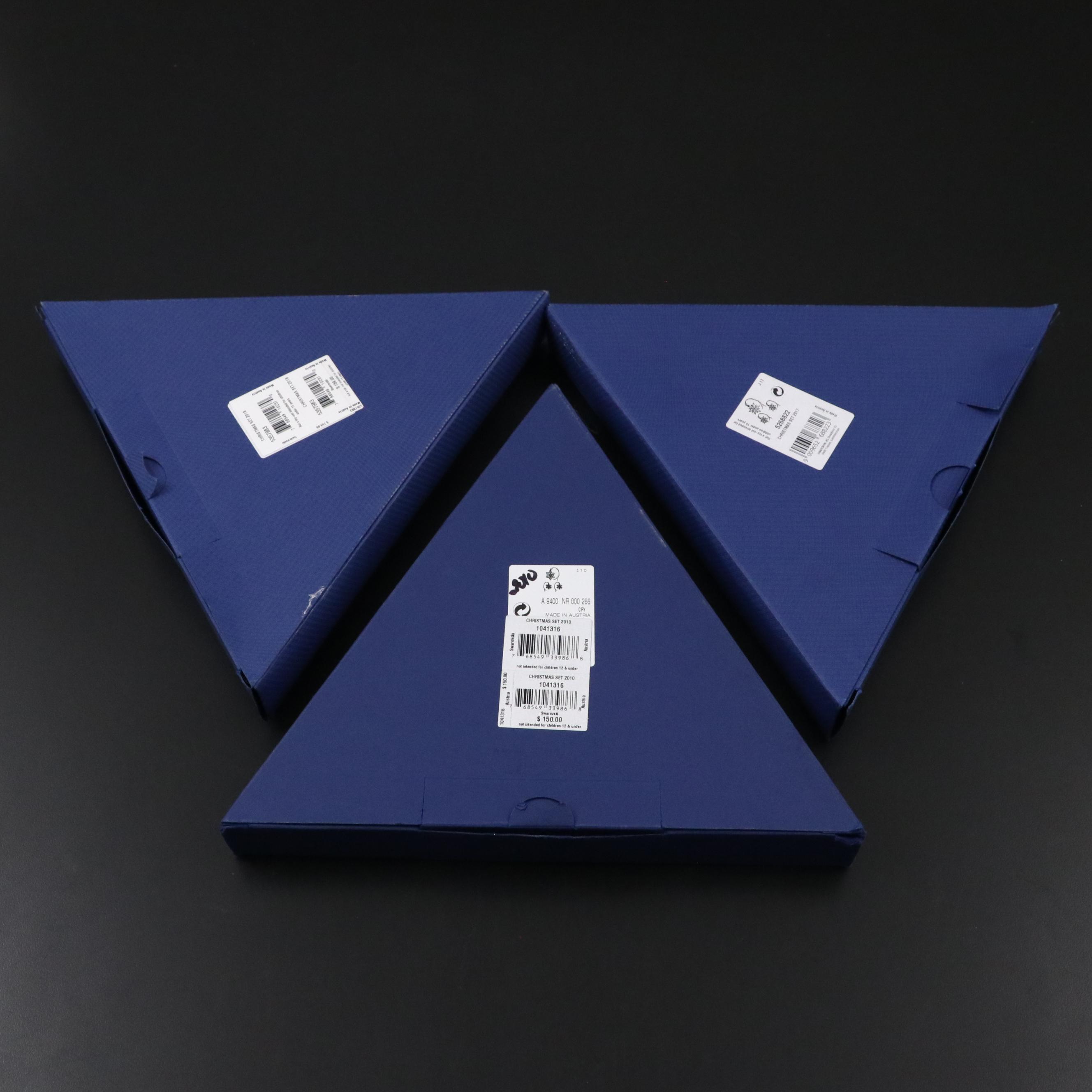 Swarovski Crystal Annual Edition Snowflake Ornaments